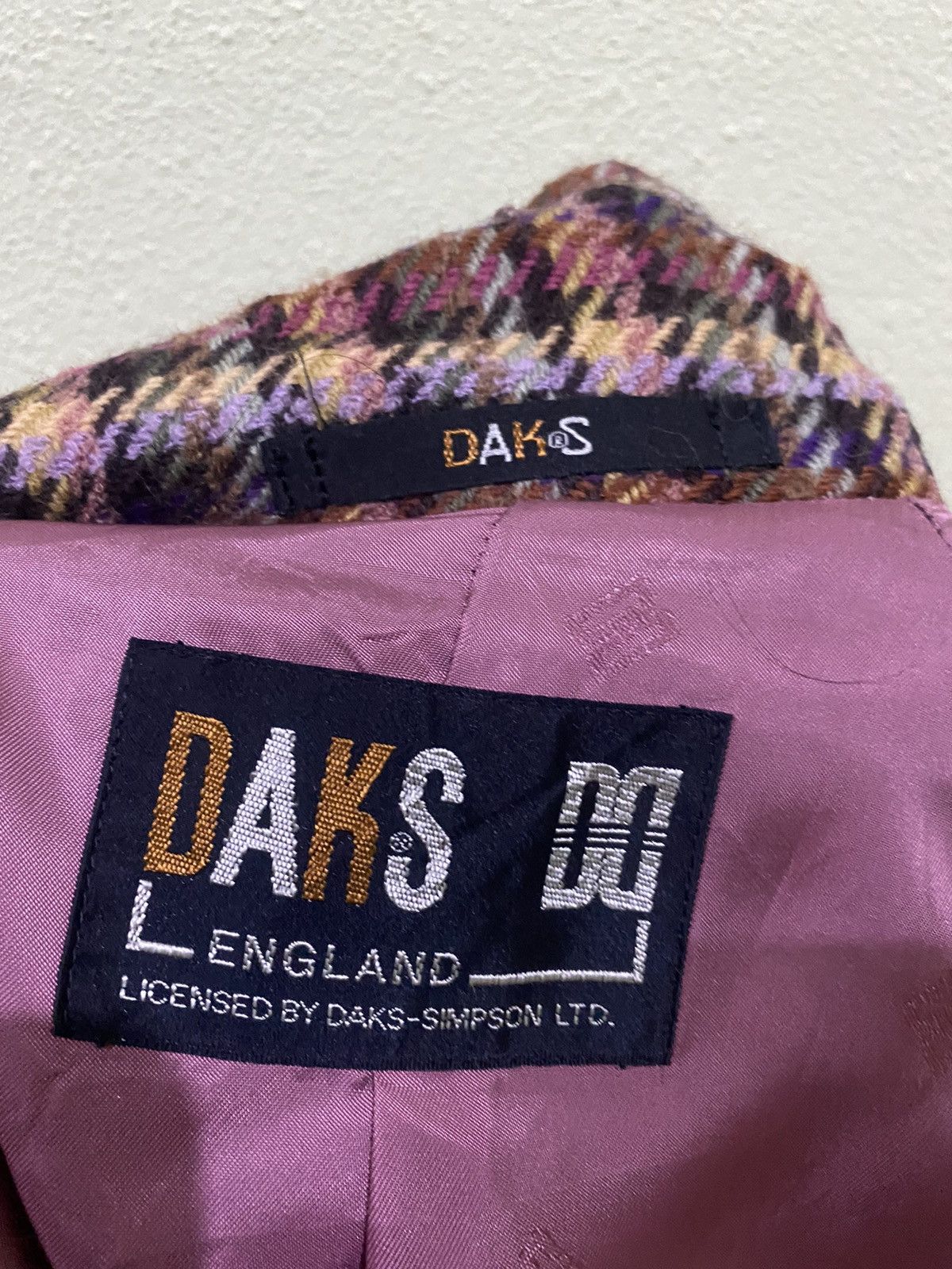 DAKS × Designer DARK ENGLAND WOOL JACKET Size US L / EU 52-54 / 3 - 13 Thumbnail