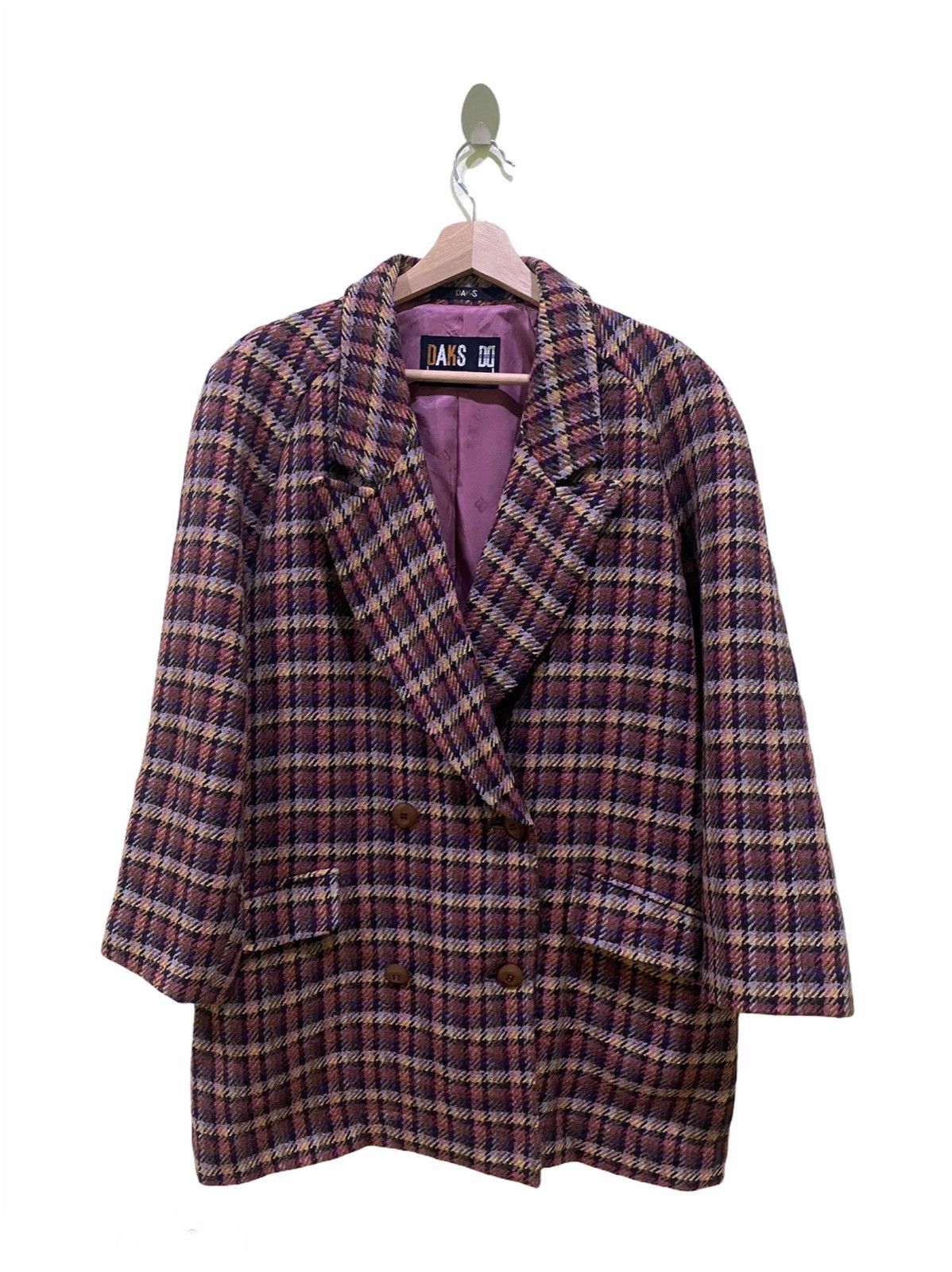 DAKS × Designer DARK ENGLAND WOOL JACKET Size US L / EU 52-54 / 3 - 1 Thumbnail