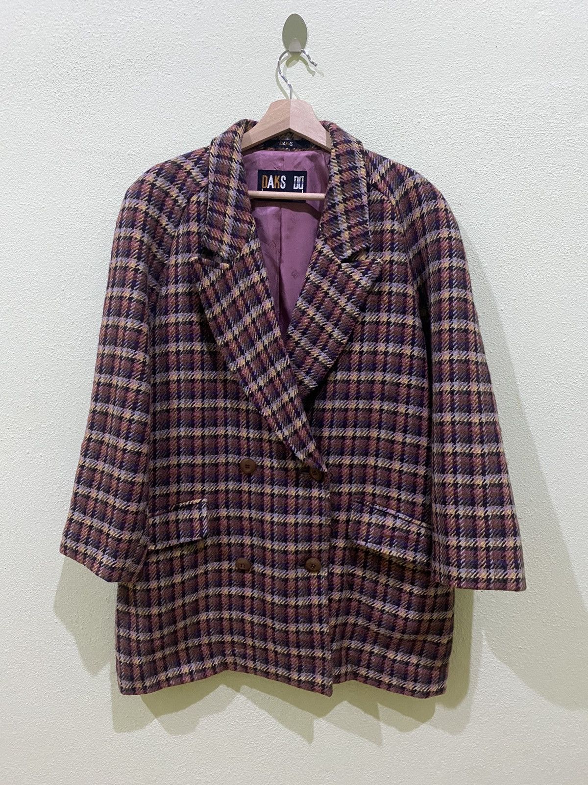 DAKS × Designer DARK ENGLAND WOOL JACKET Size US L / EU 52-54 / 3 - 2 Thumbnail
