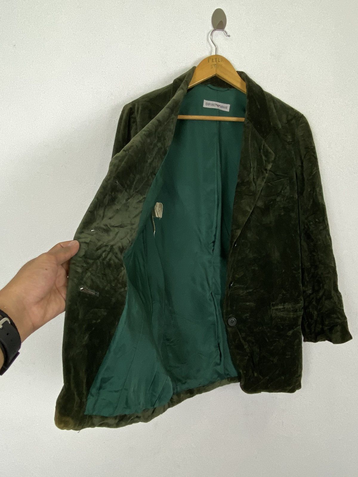 Designer × Emporio Armani EMPORIO ARMANI VELVET JACKET Size US S / EU 44-46 / 1 - 4 Thumbnail