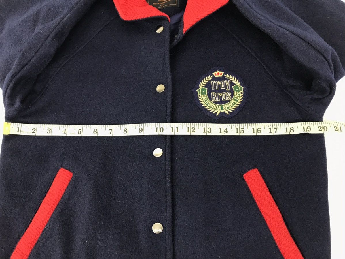 Vintage Vintage Varsity Jacket Troys Bros California Sport Life Size US S / EU 44-46 / 1 - 9 Thumbnail