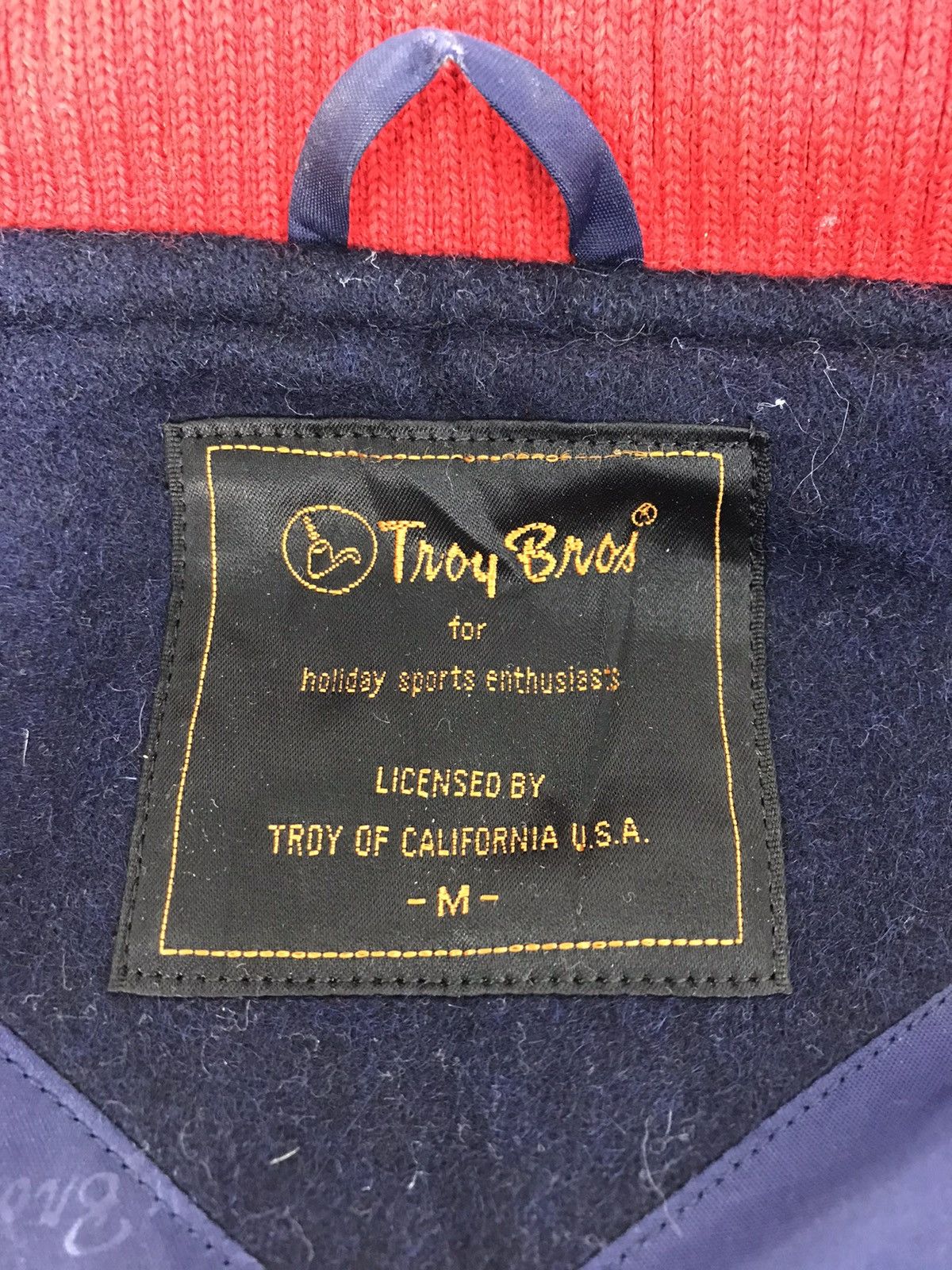 Vintage Vintage Varsity Jacket Troys Bros California Sport Life Size US S / EU 44-46 / 1 - 5 Thumbnail