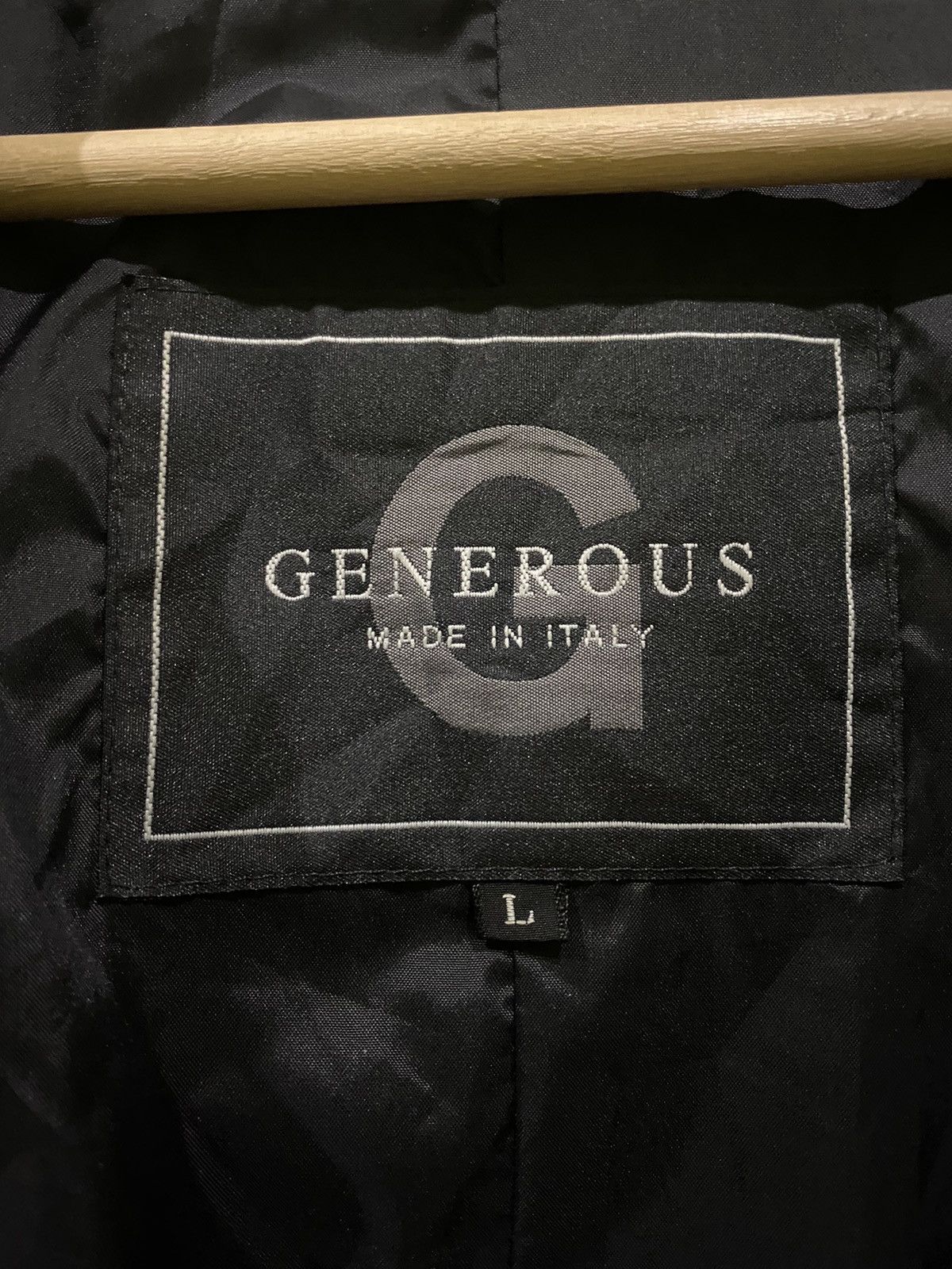 Designer GENEROUS MADE IN ITALY TRANSCOAT Size US L / EU 52-54 / 3 - 13 Thumbnail