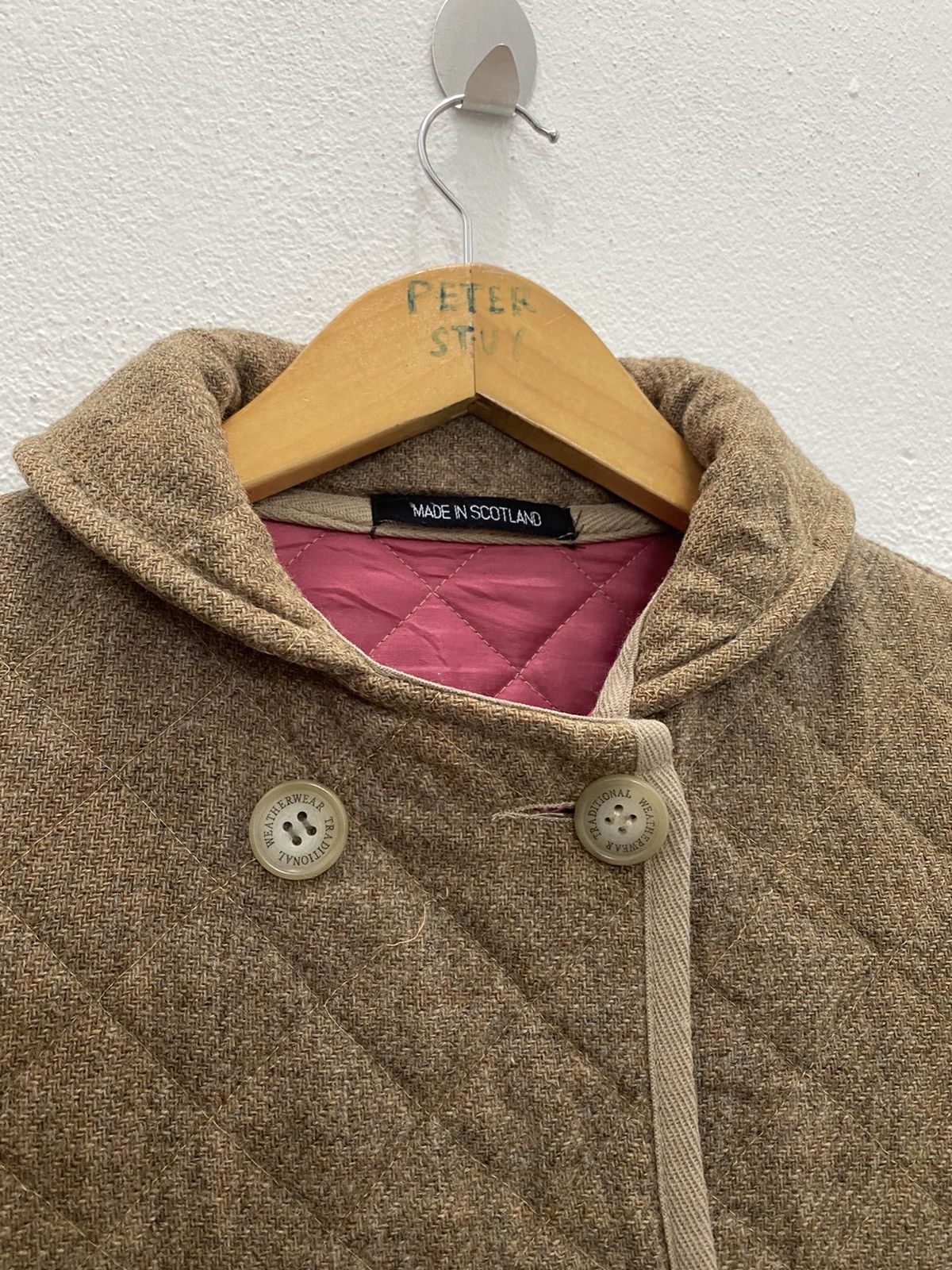 Designer × Traditional Weatherwear Traditional Weatherwear Wool Quilted Button Jacket Size US XS / EU 42 / 0 - 6 Thumbnail