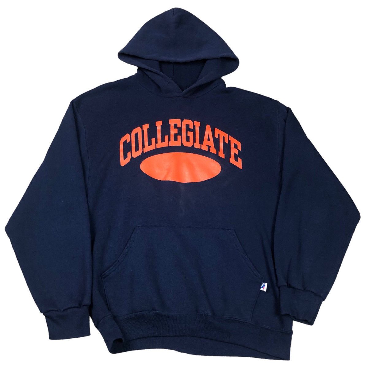 Russell Athletic × Vintage VNTG Russell Athletic Collegiate Navy Sweatshirt Adult M Size US M / EU 48-50 / 2 - 1 Thumbnail
