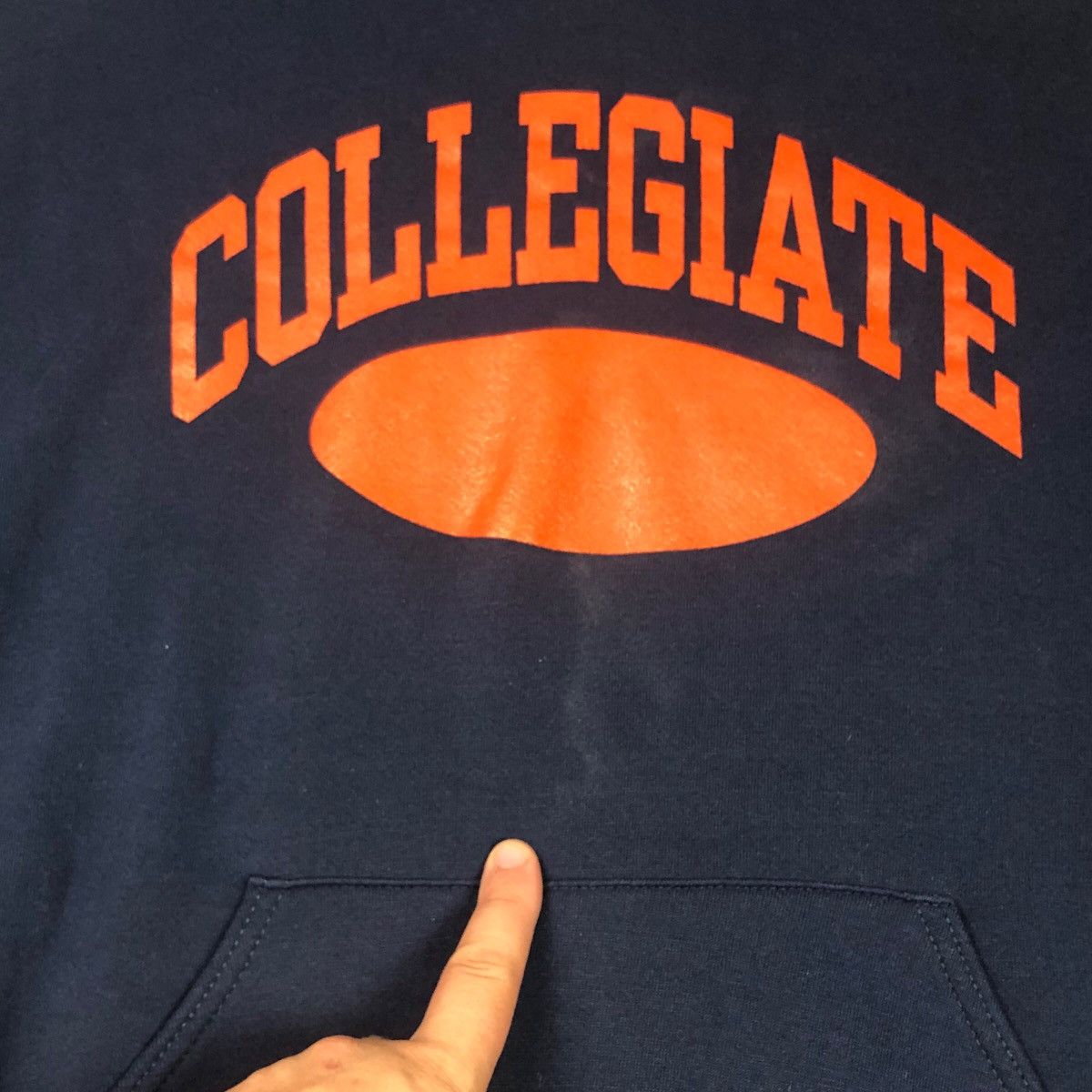 Russell Athletic × Vintage VNTG Russell Athletic Collegiate Navy Sweatshirt Adult M Size US M / EU 48-50 / 2 - 3 Thumbnail