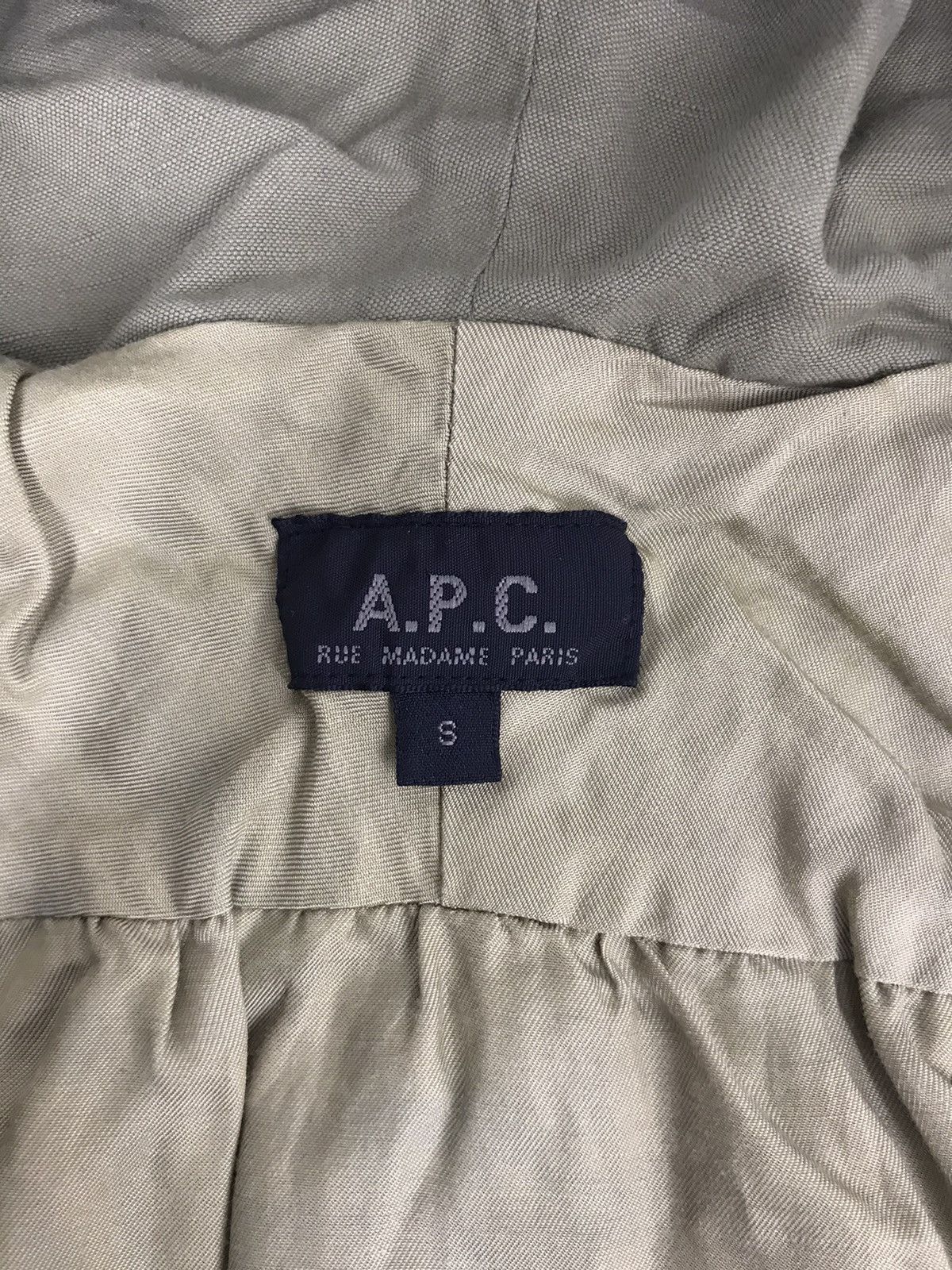 A.P.C. Vintage 90s A.P.C Apc Rue Madame Paris Hoodie Jacket Size US M / EU 48-50 / 2 - 4 Thumbnail