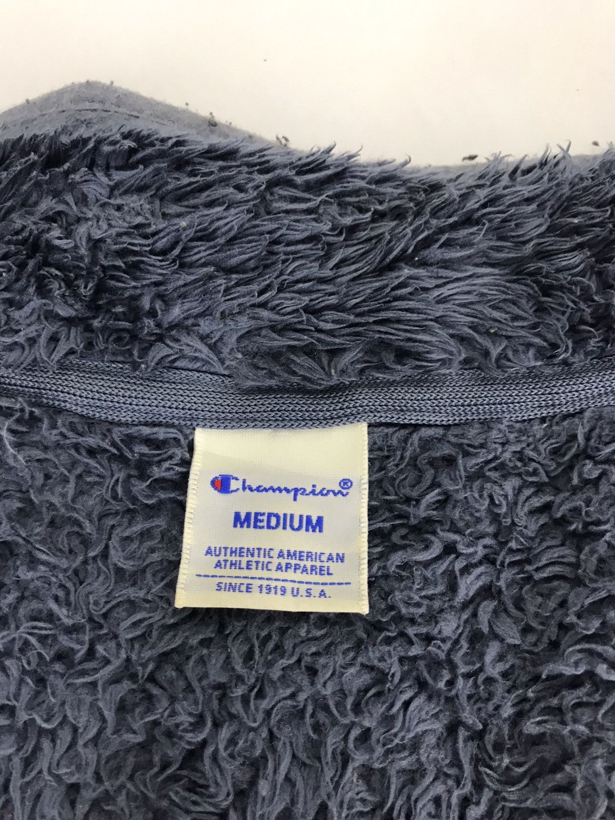 Japanese Brand × Vintage Champion Fluffy Fleece Sweatshirt Hoodies Jacket Size M / US 6-8 / IT 42-44 - 5 Thumbnail