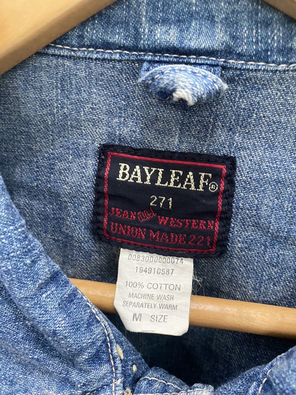 Denime Bayleaf Jeans 271 Wastern Union Made 221 Denim Jacket Size US M / EU 48-50 / 2 - 13 Thumbnail