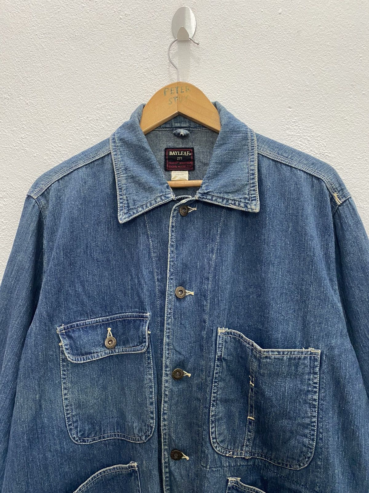 Denime Bayleaf Jeans 271 Wastern Union Made 221 Denim Jacket Size US M / EU 48-50 / 2 - 3 Thumbnail