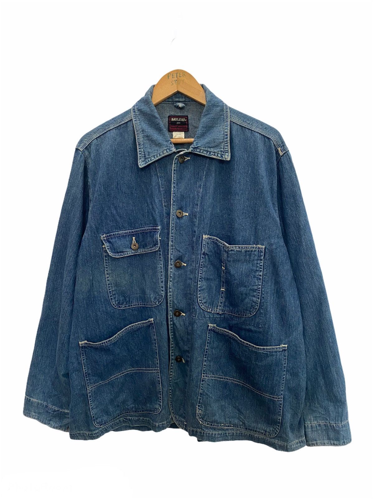 Denime Bayleaf Jeans 271 Wastern Union Made 221 Denim Jacket Size US M / EU 48-50 / 2 - 1 Thumbnail