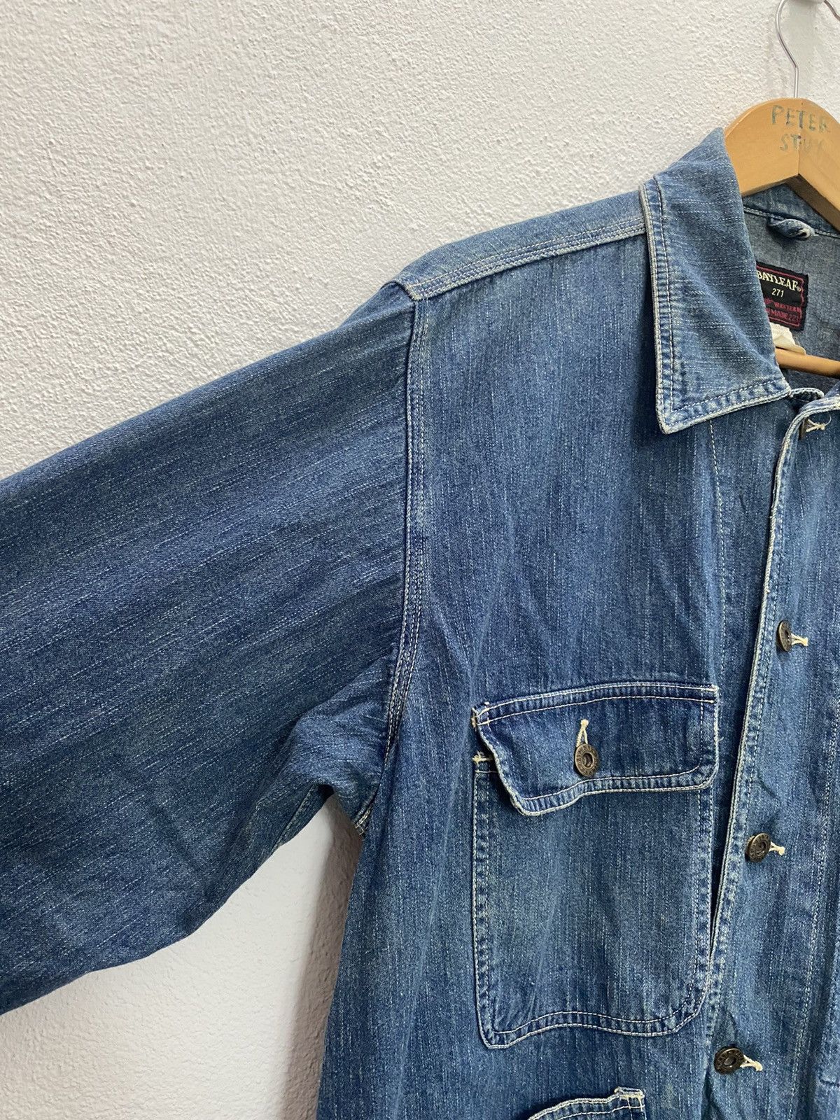 Denime Bayleaf Jeans 271 Wastern Union Made 221 Denim Jacket Size US M / EU 48-50 / 2 - 6 Thumbnail
