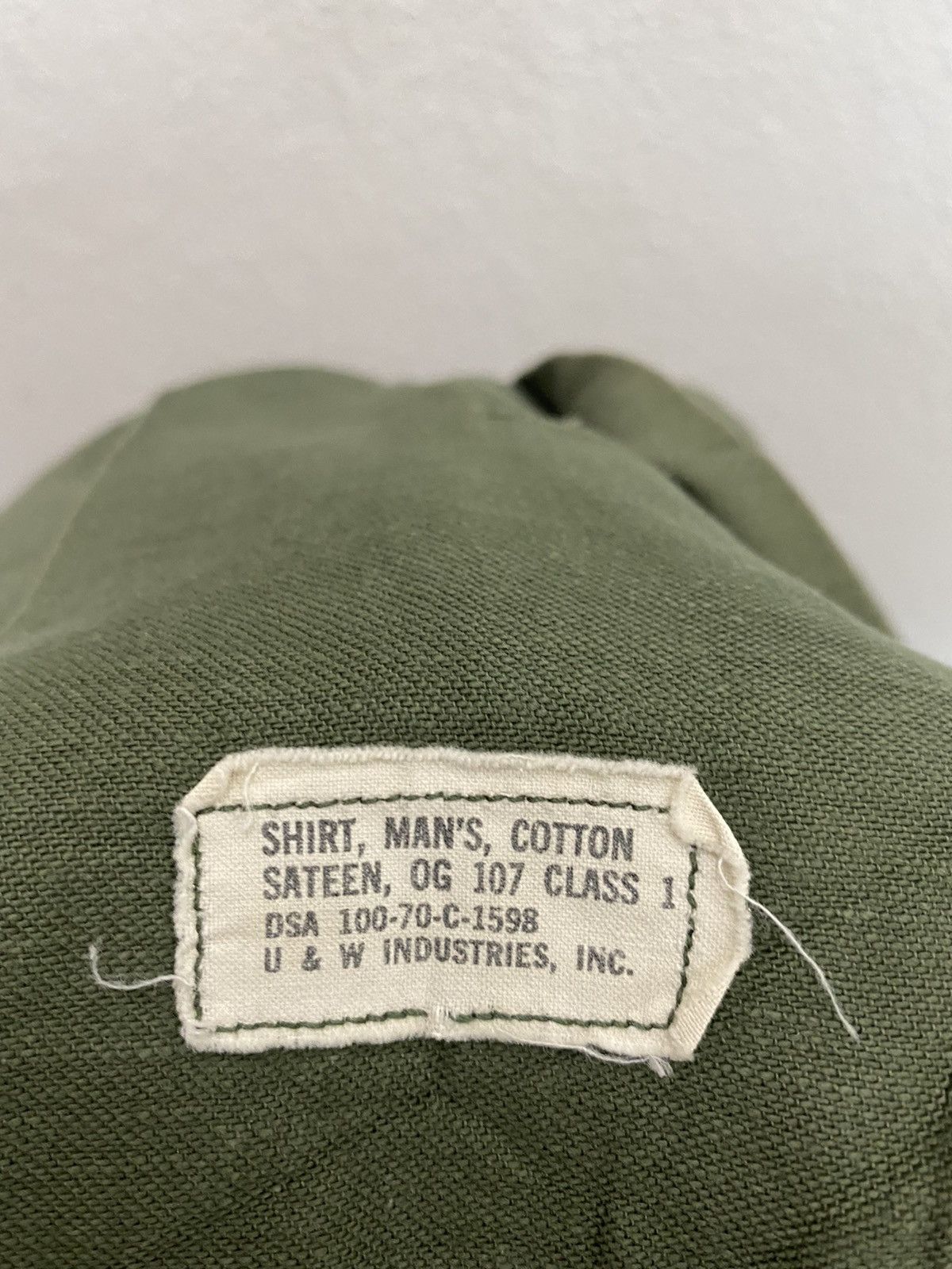Vintage VINTAGE US ARMY BUTTON SHIRT Size US S / EU 44-46 / 1 - 11 Thumbnail