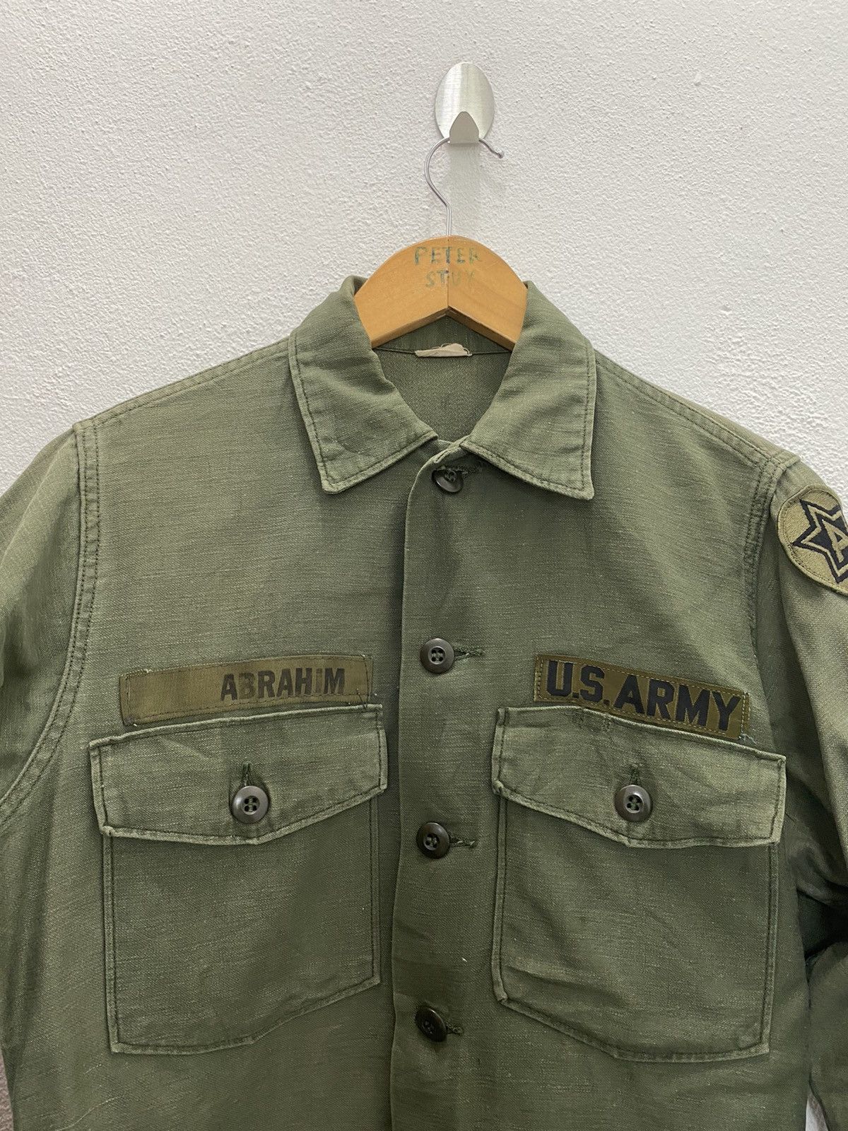 Vintage VINTAGE US ARMY BUTTON SHIRT Size US S / EU 44-46 / 1 - 3 Thumbnail