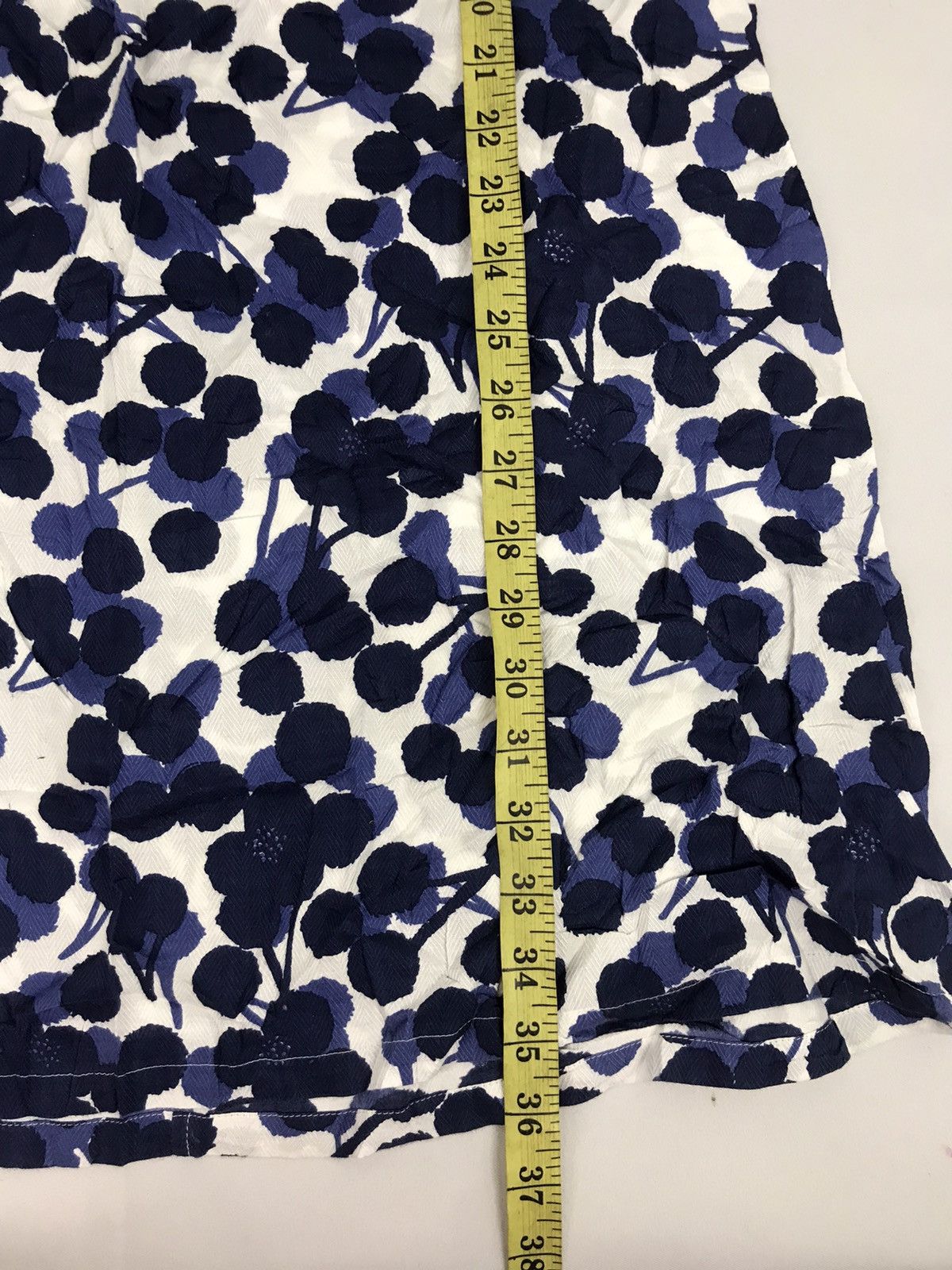 Japanese Brand Natural Laundry Long Tee Floral Polka dot Blouse Size L / US 10 / IT 46 - 5 Thumbnail