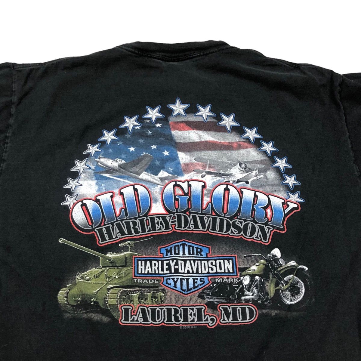 Harley Davidson 2016 Harley Davidson Maryland Logo Black Shirt Adult Large Size US L / EU 52-54 / 3 - 6 Thumbnail