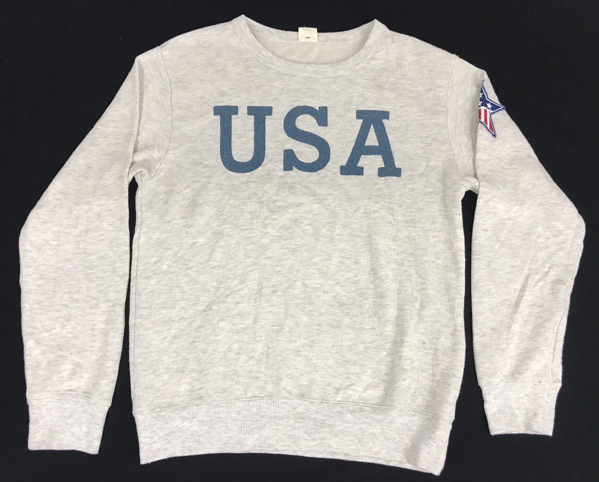 Vintage Good East Blue USA Spell Out Logo Sweatshirt Pull Over Size S / US 4 / IT 40 - 1 Thumbnail
