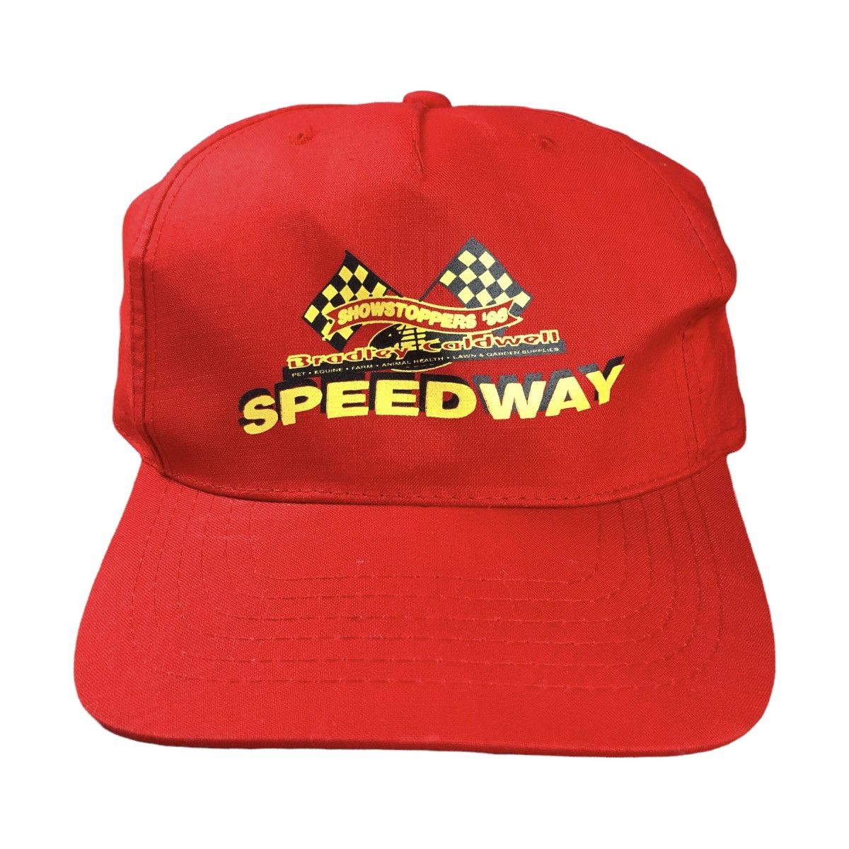 Vintage Vintage 1998 Bradley Coldwell Speedway Snapback Hat Size 26 - 1 Thumbnail