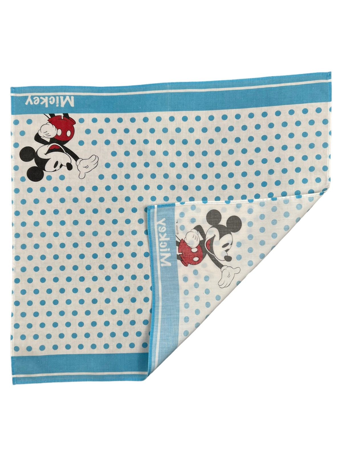 Disney Mickey Mouse Handkerchief Neckerchief Bandana Pocketsquare Size ONE SIZE - 3 Thumbnail
