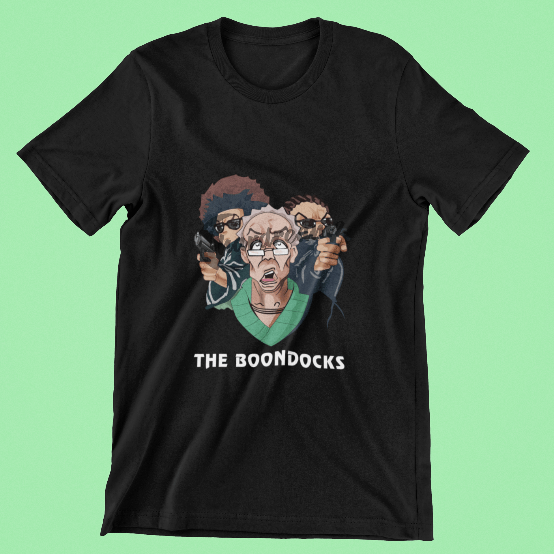 Rap Tees huey riley the boondocks t shirt unisex | Grailed