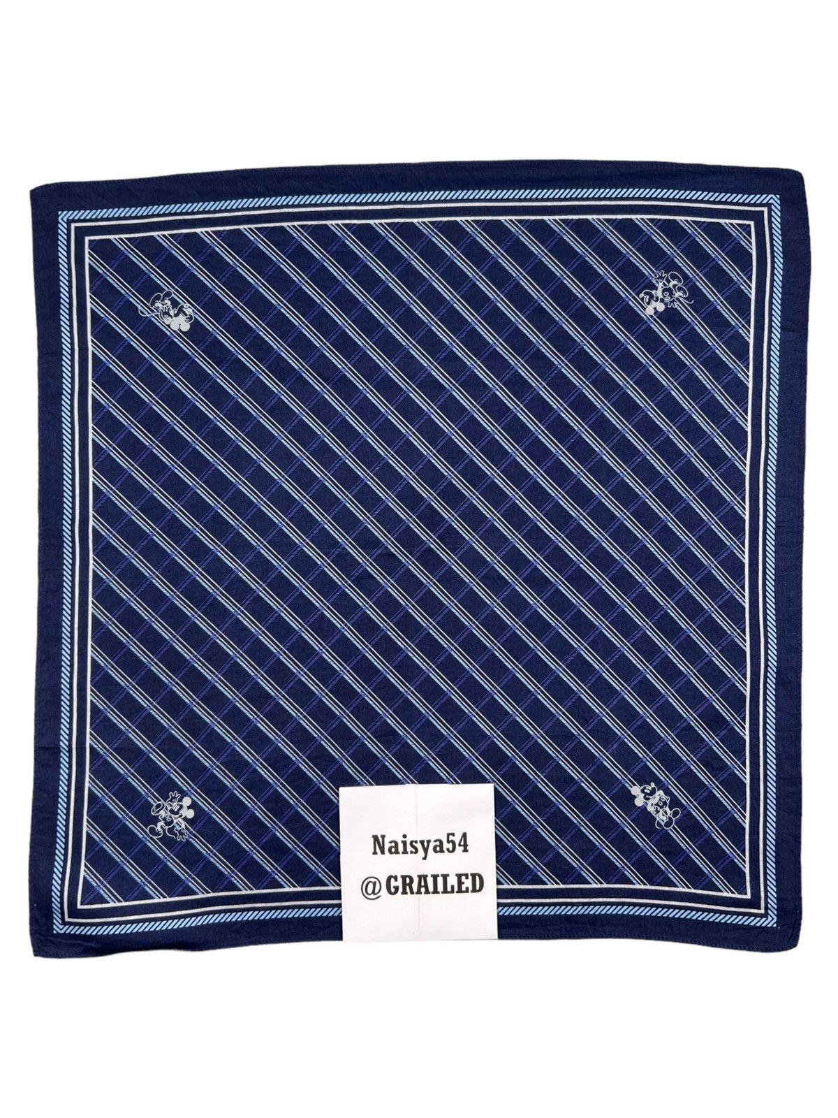 Disney Mickey Mouse Handkerchief Neckerchief Bandana Pocketsquare Size ONE SIZE - 5 Thumbnail
