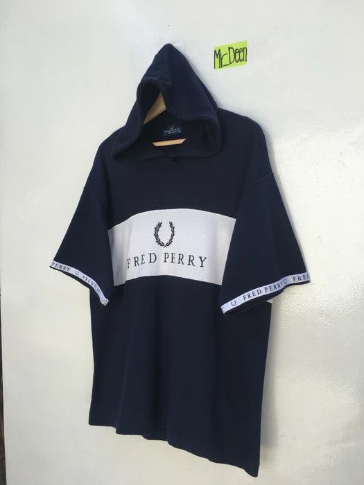 Fred Perry Short Sleeve Hoodie with Big Logo Fred Perry Size US M / EU 48-50 / 2 - 4 Thumbnail