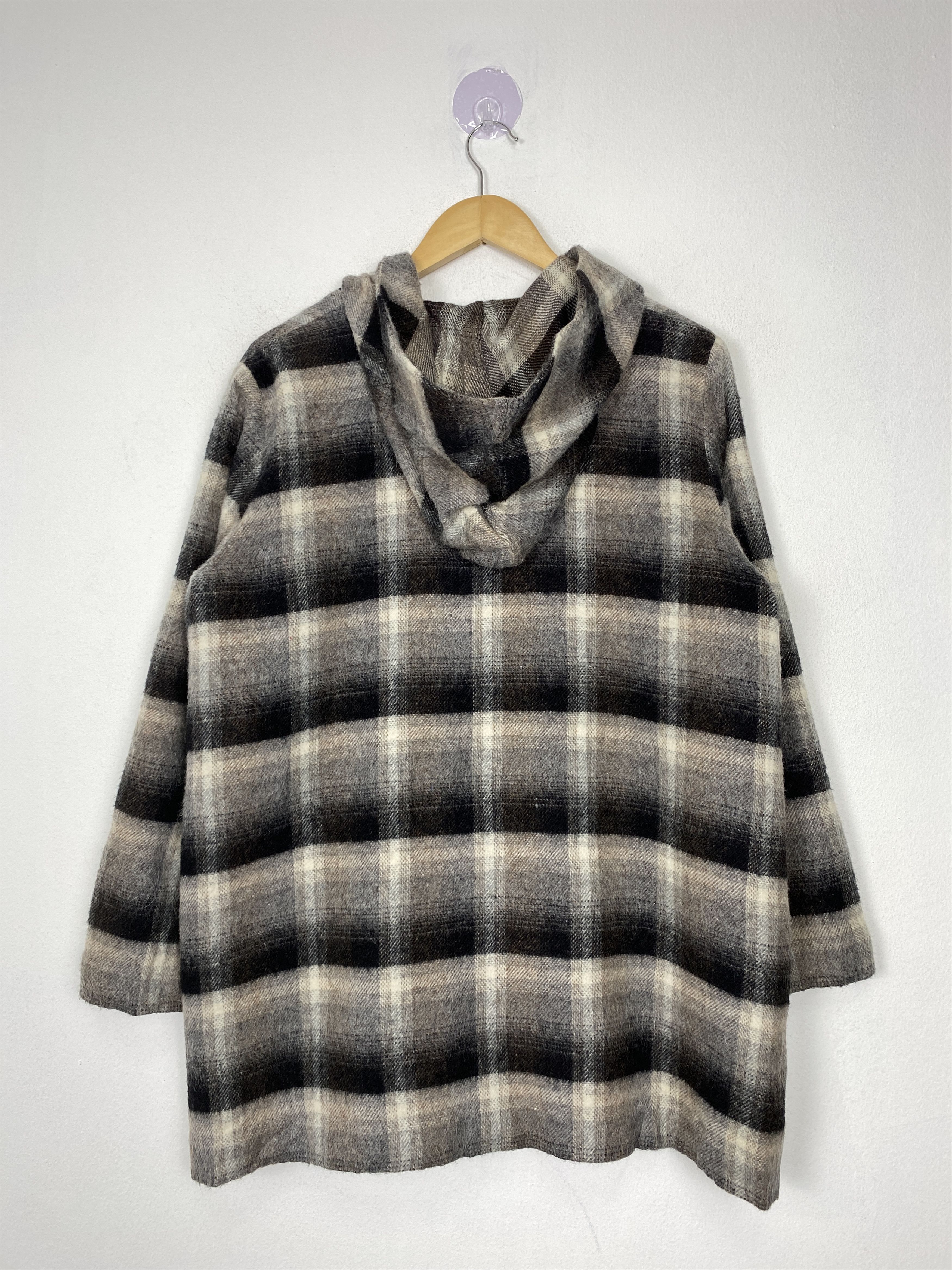 Longchamp Vintage LongChamp Hoodie Checkered Button Jacket J1593 Size S / US 4 / IT 40 - 8 Thumbnail