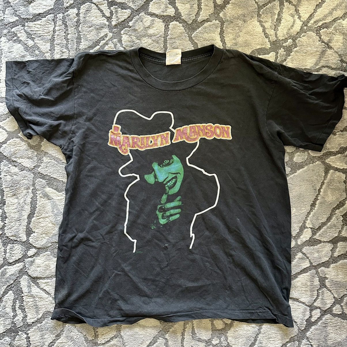 Band Tees Spring Sale - Vintage Marilyn Manson Size US L / EU 52-54 / 3 - 1 Thumbnail