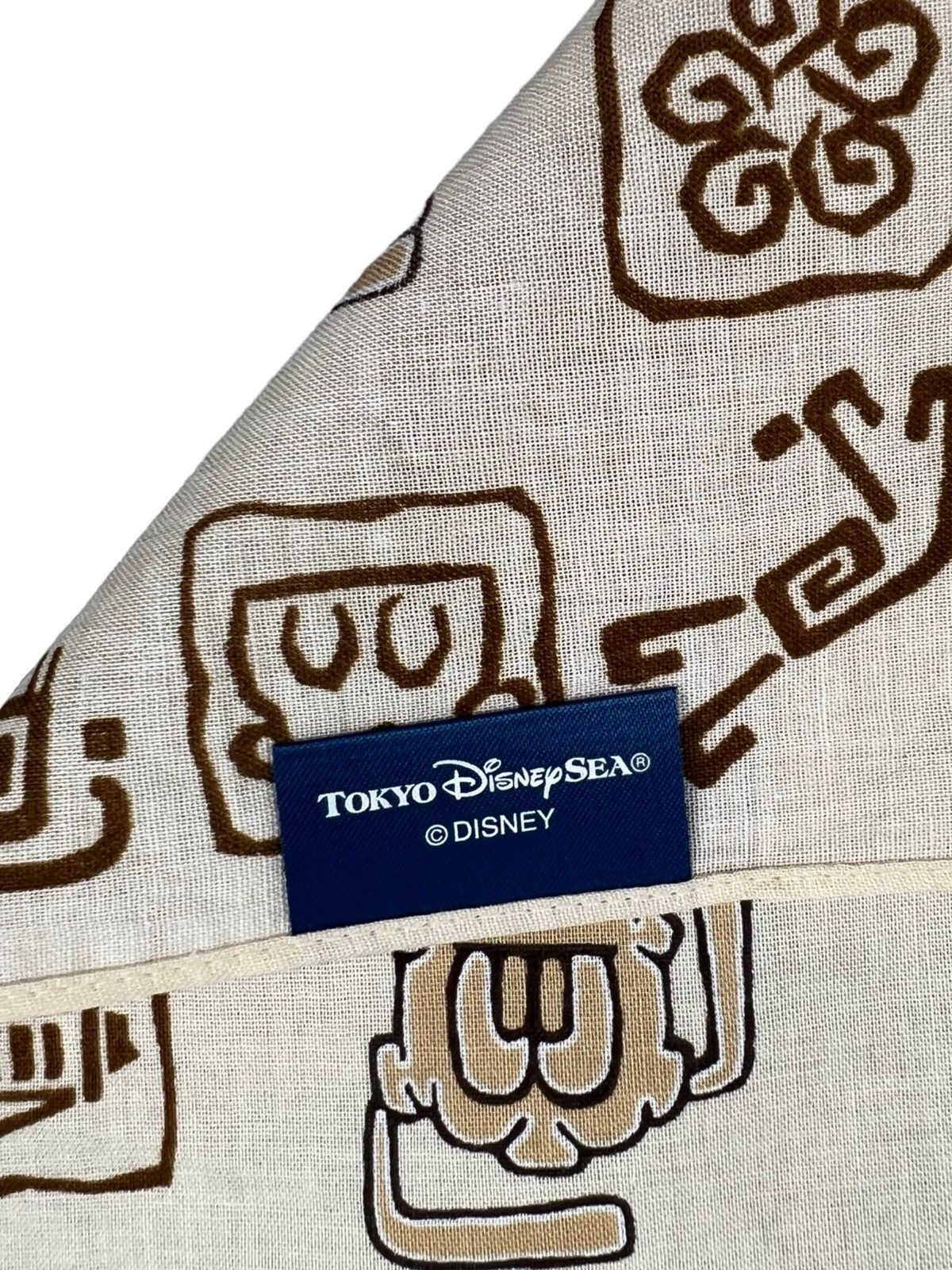 Disney Mickey Mouse Handkerchief Neckerchief Bandana Pocketsquare Size ONE SIZE - 3 Thumbnail