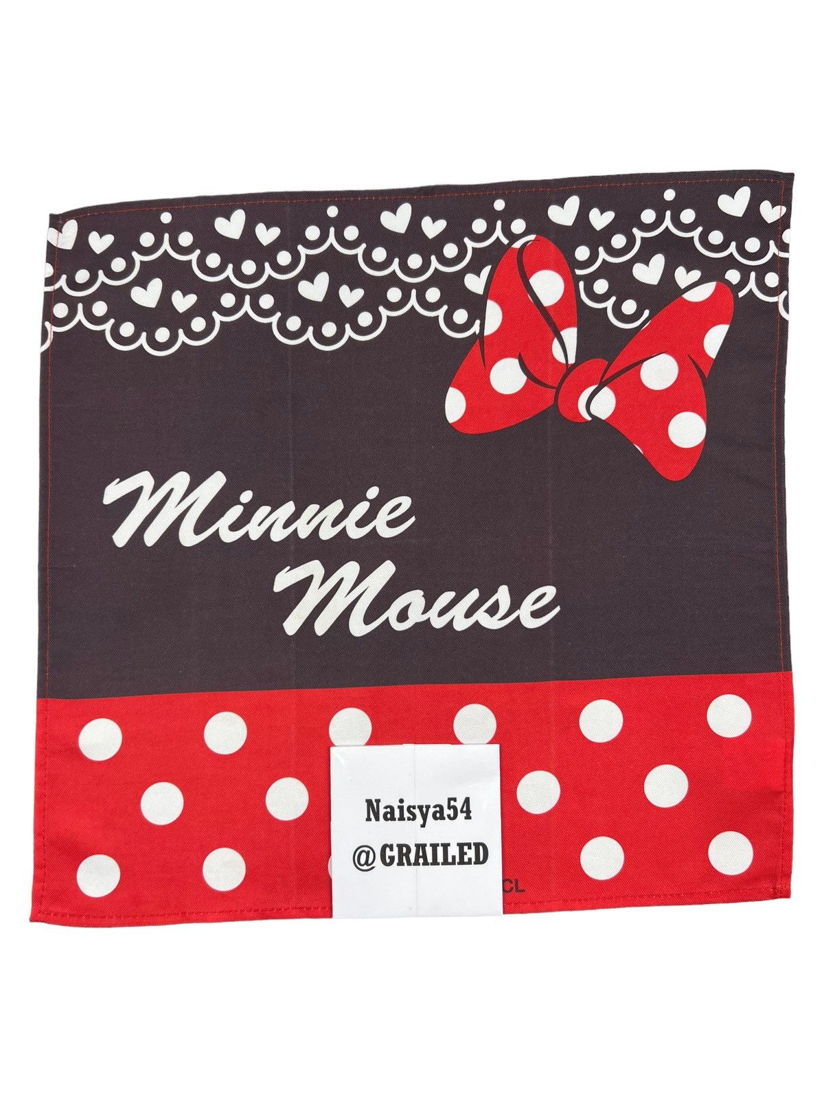 Disney Minnie Mouse Handkerchief Neckerchief Bandana Pocketsquare Size ONE SIZE - 6 Thumbnail