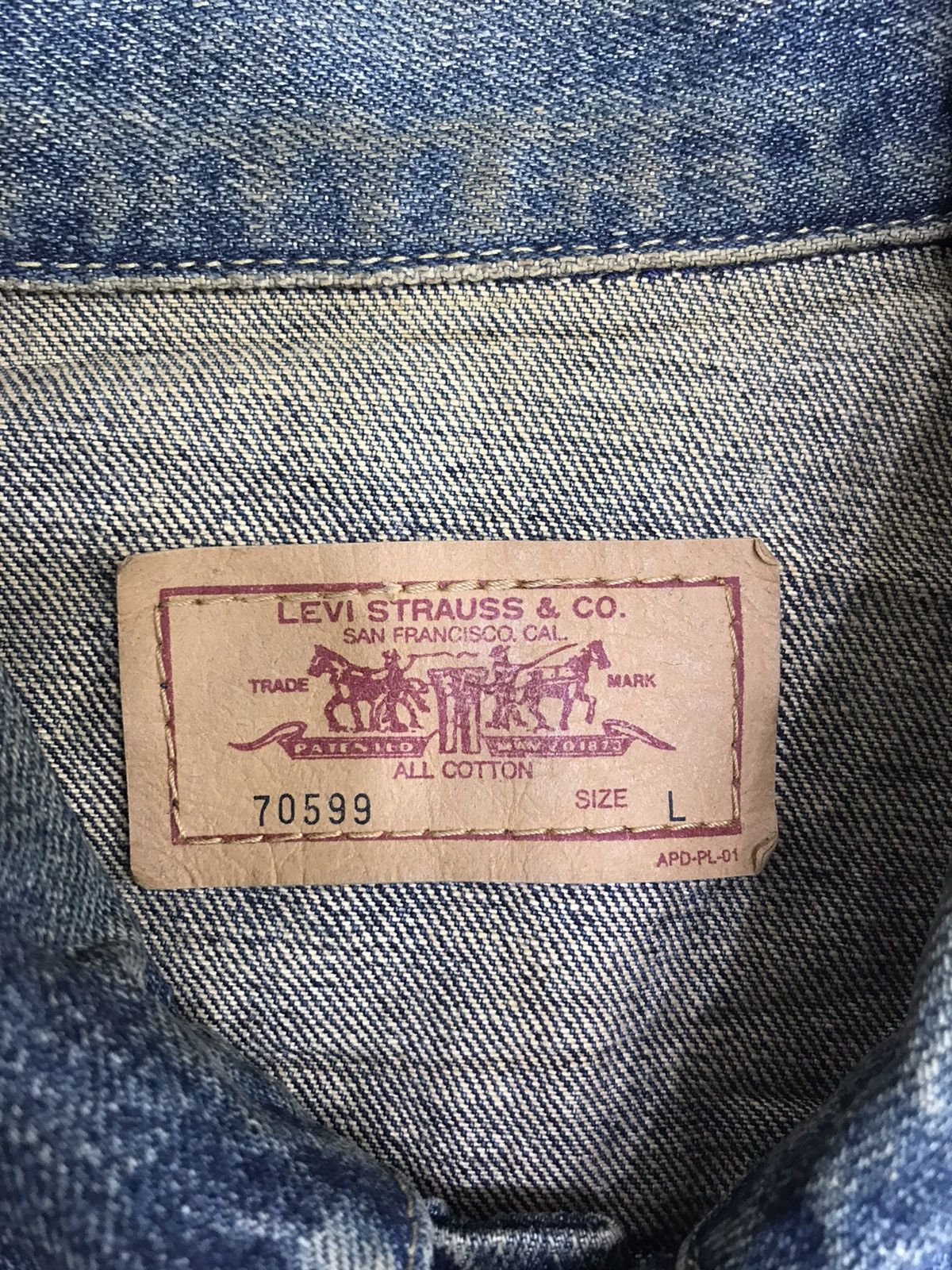 Levi's Levis 70559 Trucker Jeans Size L / US 10 / IT 46 - 4 Thumbnail