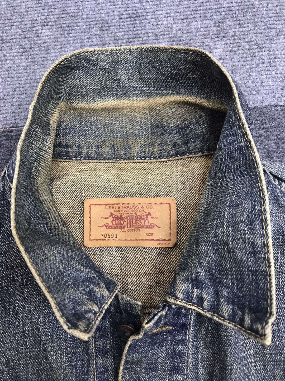 Levi's Levis 70559 Trucker Jeans Size L / US 10 / IT 46 - 9 Thumbnail