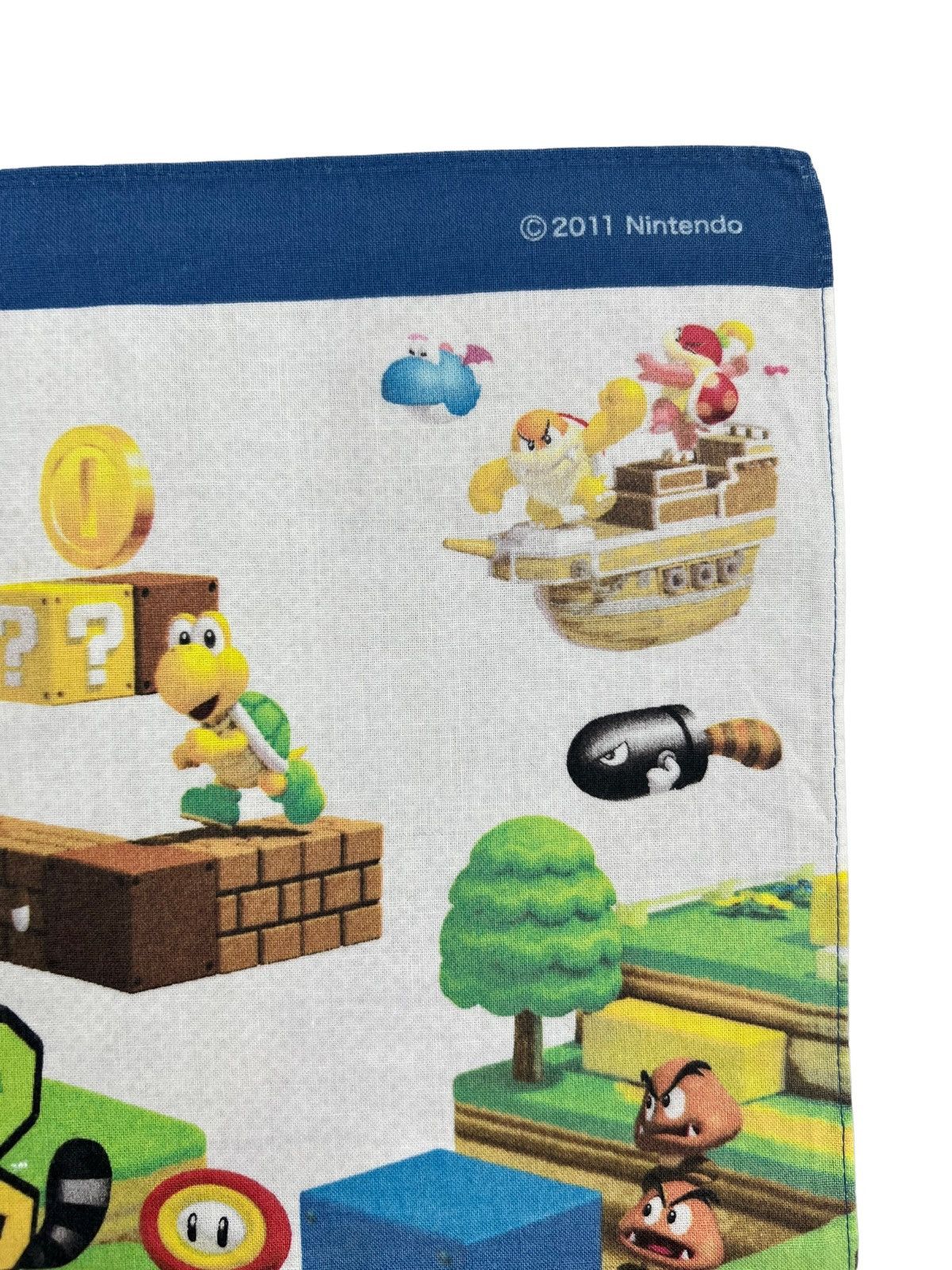 Japanese Brand Super Mario Handkerchief Neckerchief Bandana Pocketsquare Size ONE SIZE - 2 Thumbnail