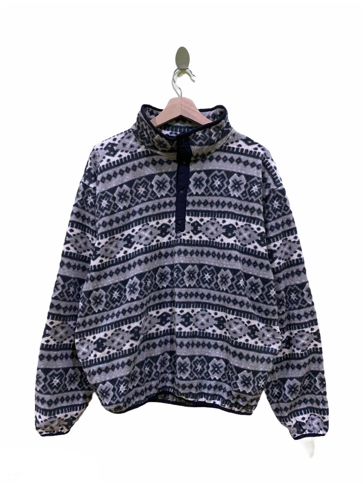 L.L. Bean L.L BEAN PRINTED FLEECE NICE STYLE Size US L / EU 52-54 / 3 - 1 Thumbnail
