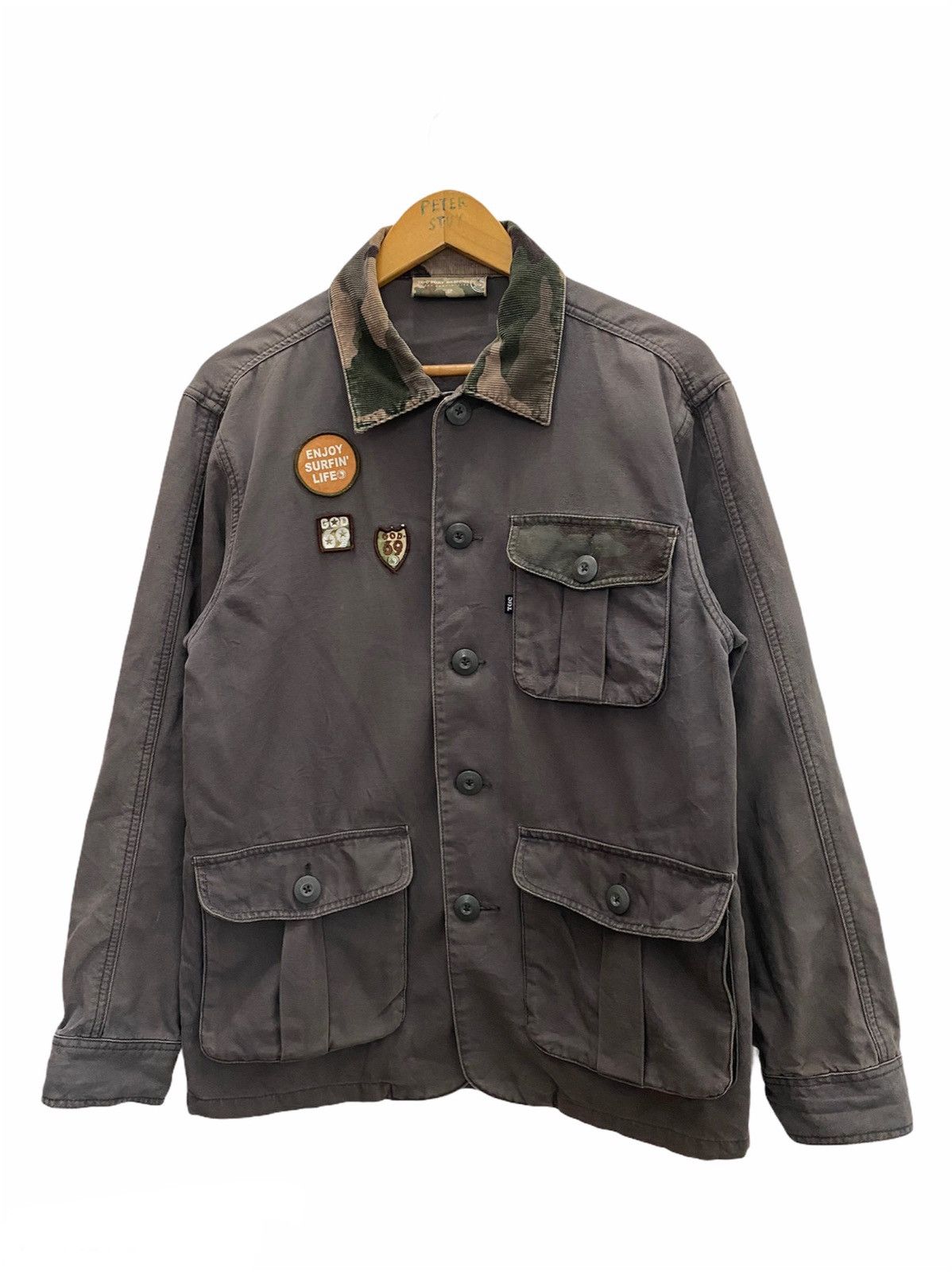 Other T&C SURF DESIGN MULTI POCKET BUTTON CHORE JACKET Size US M / EU 48-50 / 2 - 1 Thumbnail