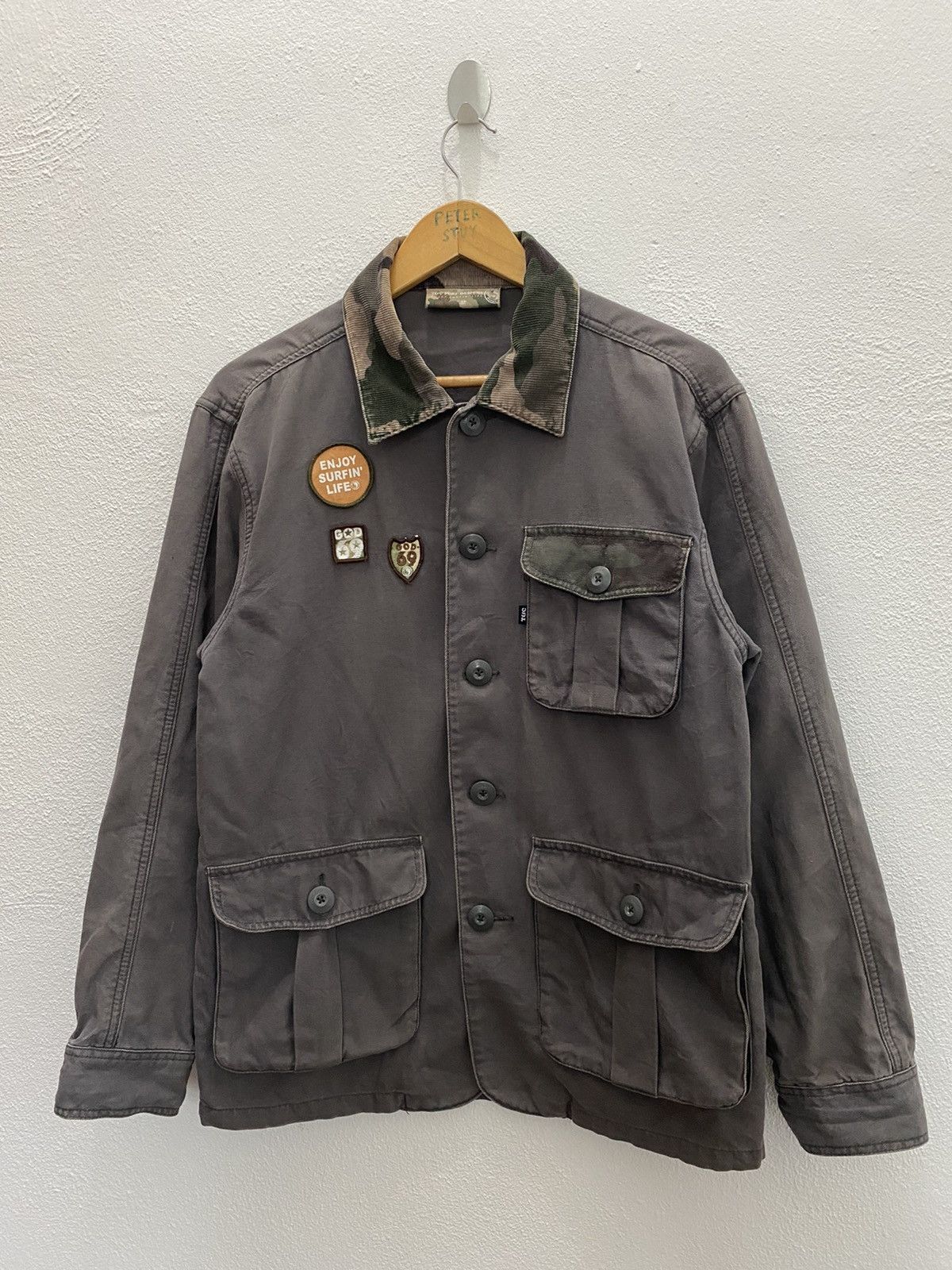 Other T&C SURF DESIGN MULTI POCKET BUTTON CHORE JACKET Size US M / EU 48-50 / 2 - 2 Thumbnail