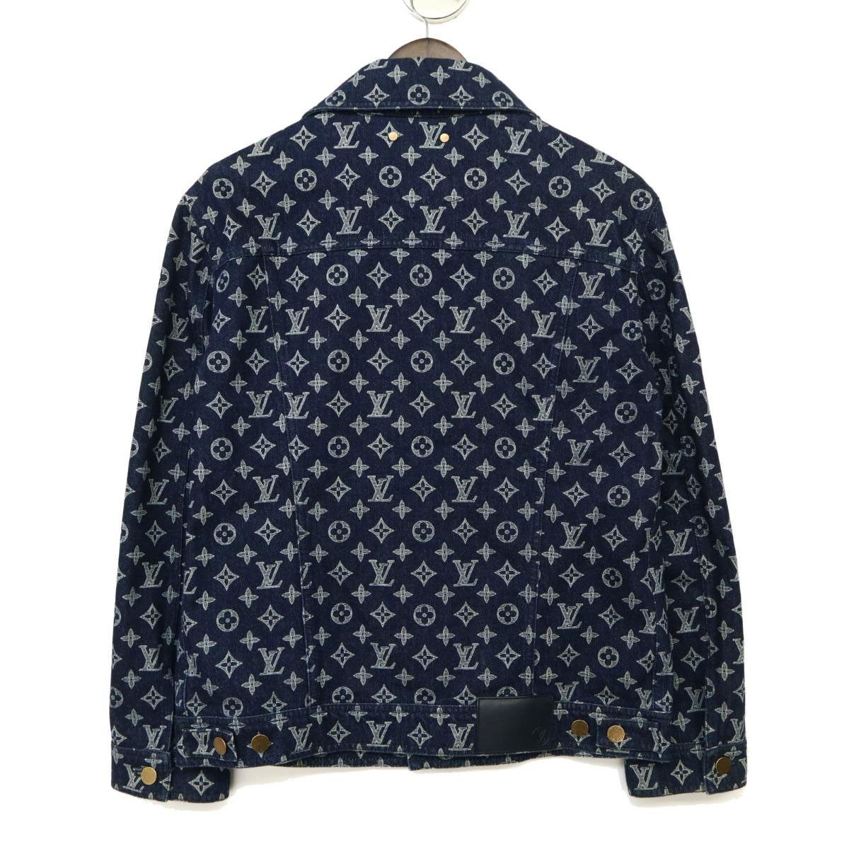 Louis Vuitton Louis Vuitton Monogram Denim Trucker Jacket Size US M / EU 48-50 / 2 - 2 Thumbnail