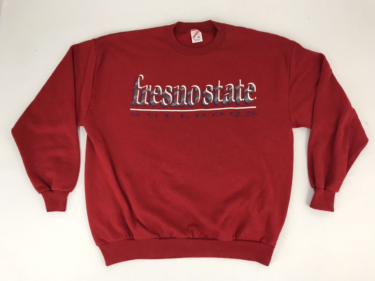 Japanese Brand Fresnostate Bulldogs Football Team Sweatshirt Spell Out Size US L / EU 52-54 / 3 - 1 Thumbnail