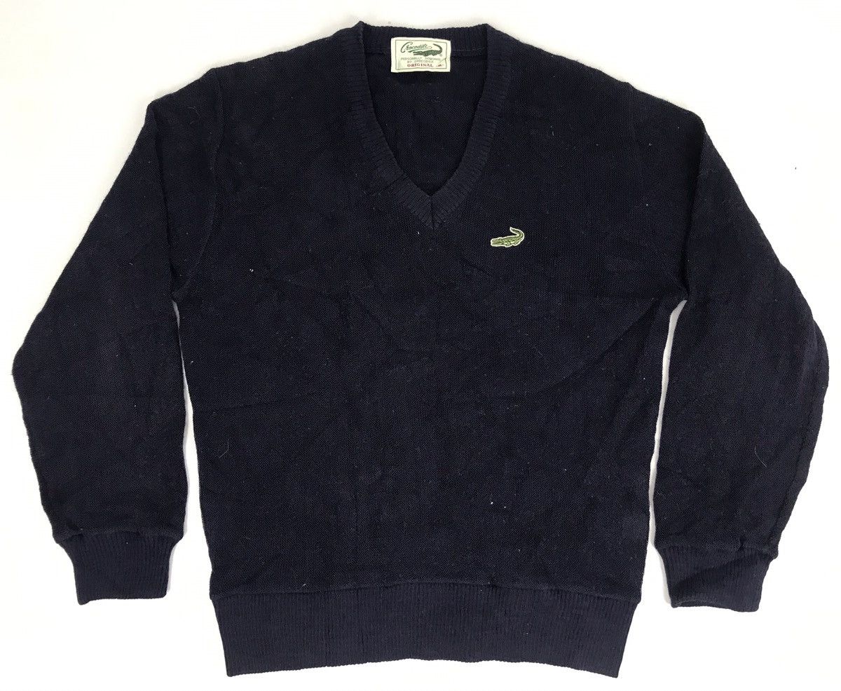 Japanese Brand Vintage Crocodile Logo Knitwear Sweatshirt Pull Over Size US S / EU 44-46 / 1 - 1 Thumbnail