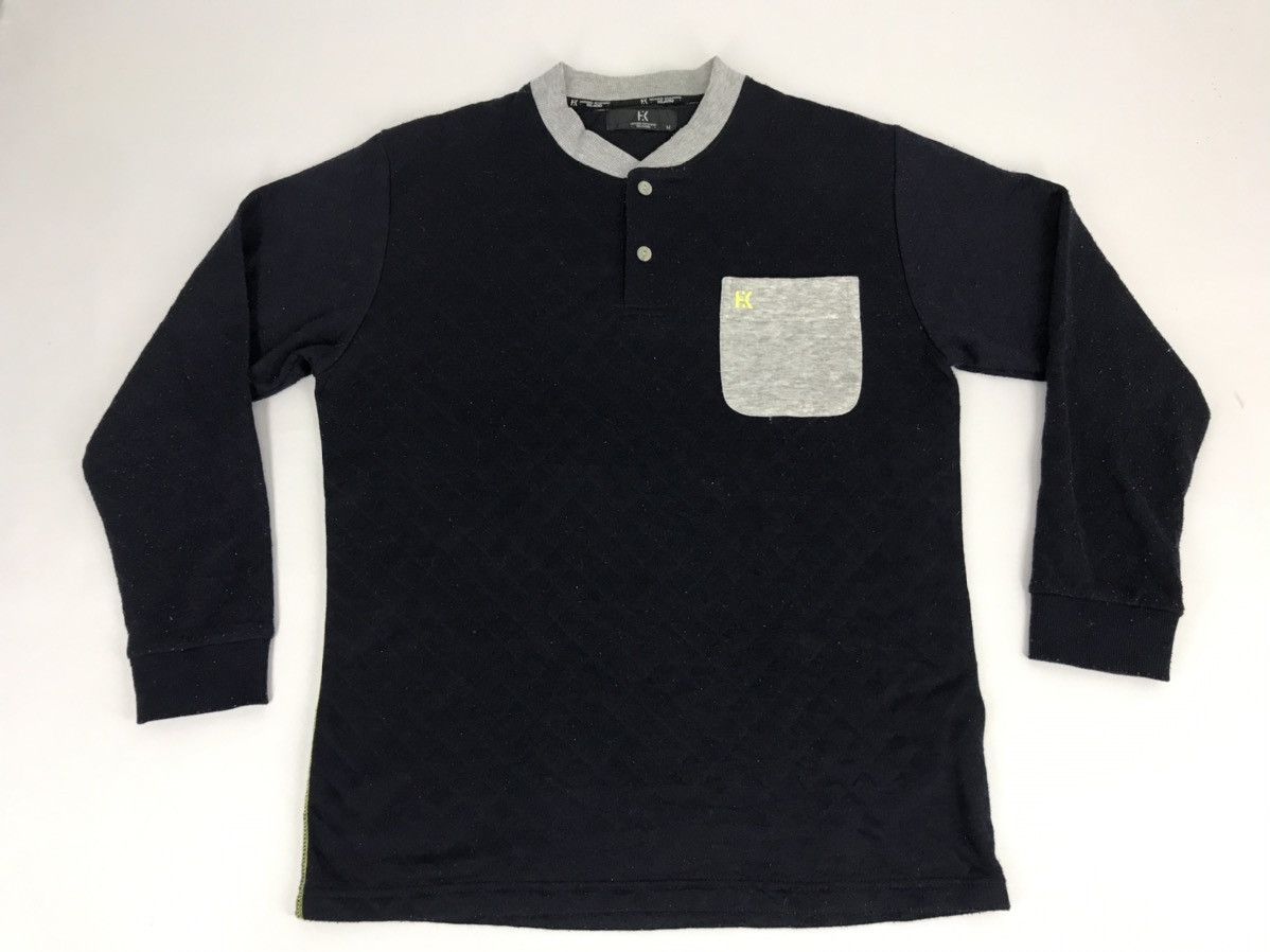 Hiroko Koshino Homme Vintage Hiroko Koshino Relaxing Streetwear Pocket Tee Size US M / EU 48-50 / 2 - 1 Thumbnail