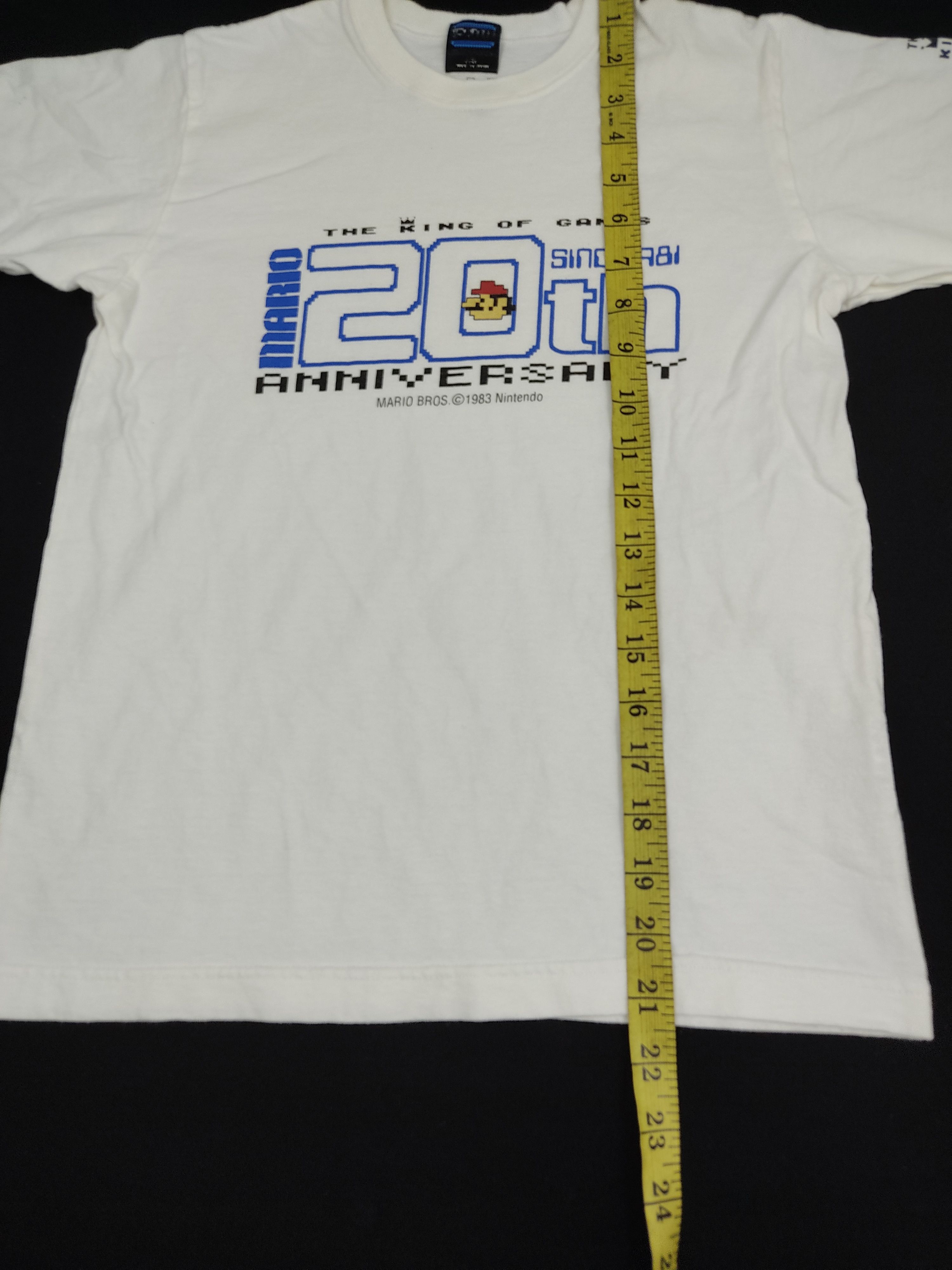 The Game Supermario Bros 20th Anniversary Nintendo Tee Made in Japan Size XS / US 0-2 / IT 36-38 - 6 Thumbnail