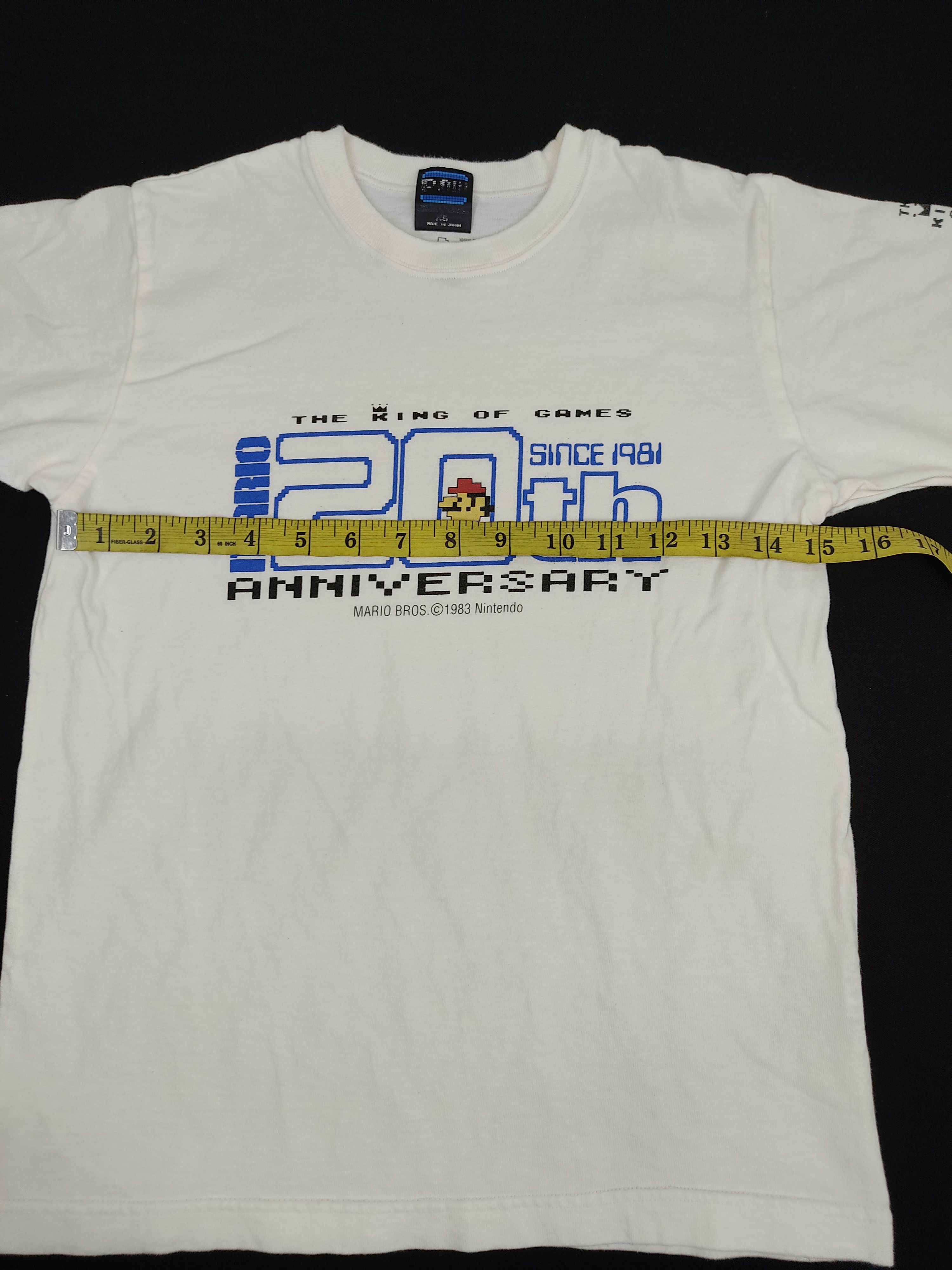 The Game Supermario Bros 20th Anniversary Nintendo Tee Made in Japan Size XS / US 0-2 / IT 36-38 - 5 Thumbnail