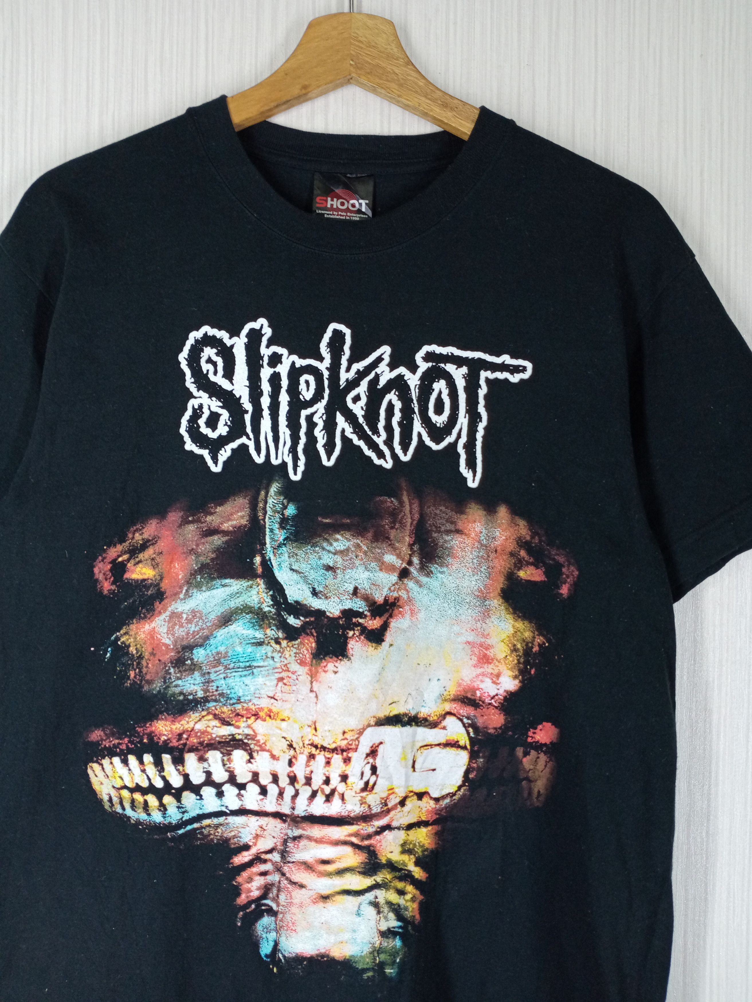 Band Tees Vintage Slipknot American Heavy Metal Band Tour Tshirt Size US M / EU 48-50 / 2 - 3 Thumbnail