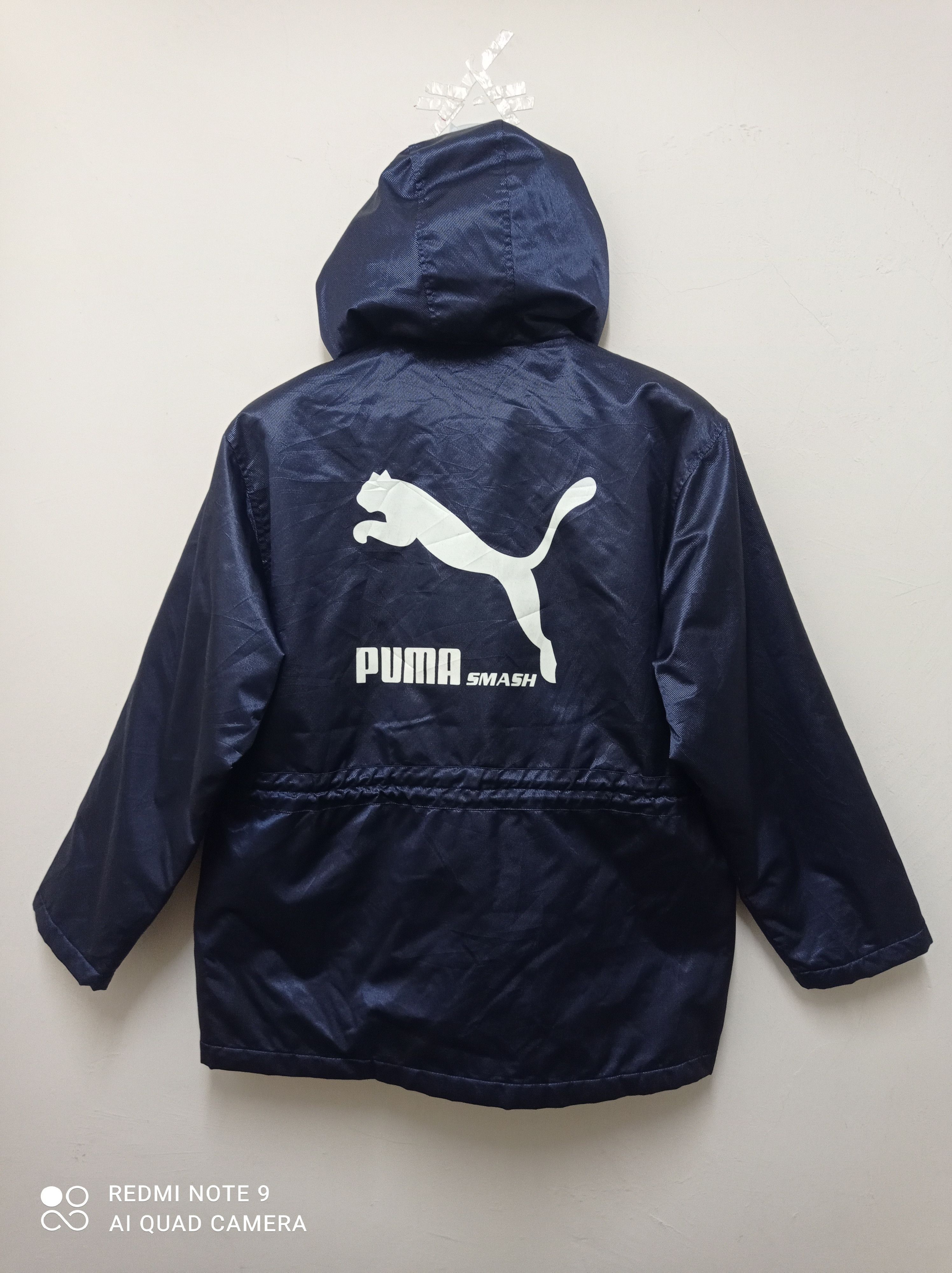 Puma × Vintage 💥 Vintage Puma Hooded windbreaker Rain jacket size XL💥 Size US XL / EU 56 / 4 - 3 Thumbnail