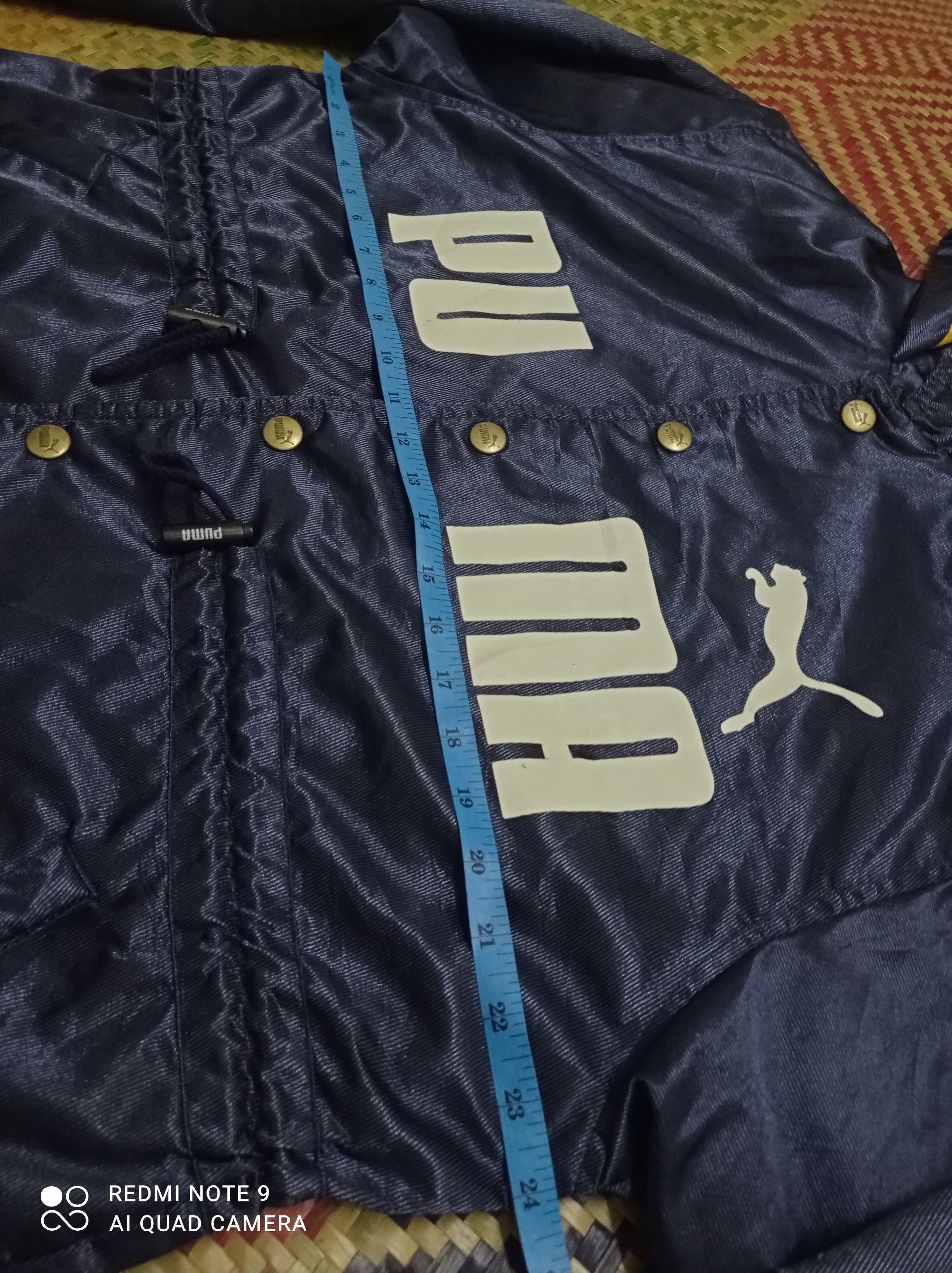 Puma × Vintage 💥 Vintage Puma Hooded windbreaker Rain jacket size XL💥 Size US XL / EU 56 / 4 - 9 Thumbnail