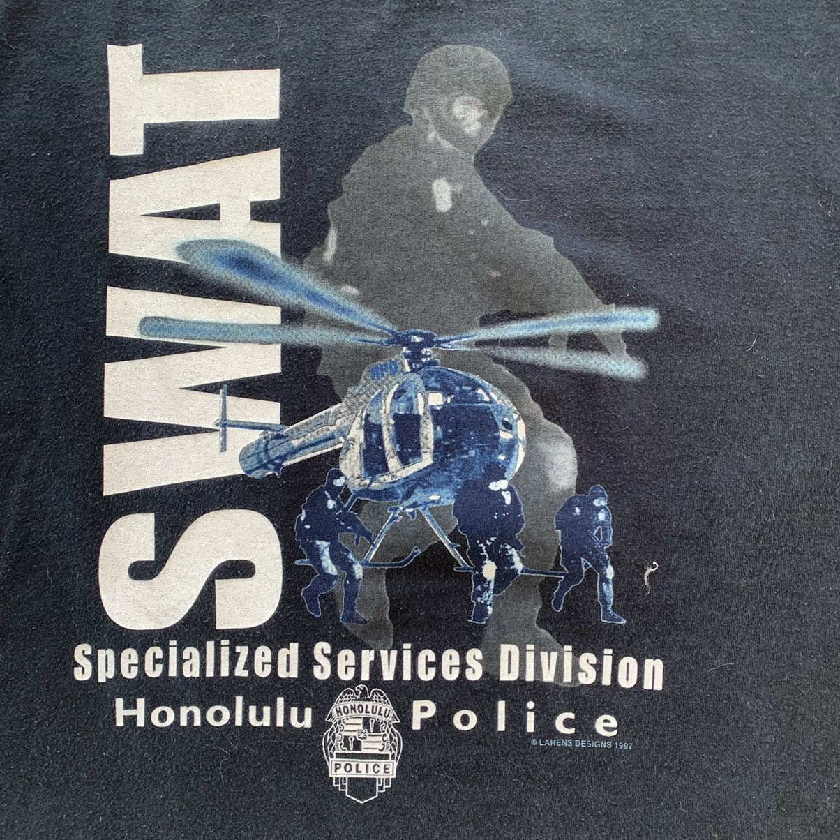 Vintage Honolulu police SWAT vintage 90s Size US XL / EU 56 / 4 - 5 Thumbnail