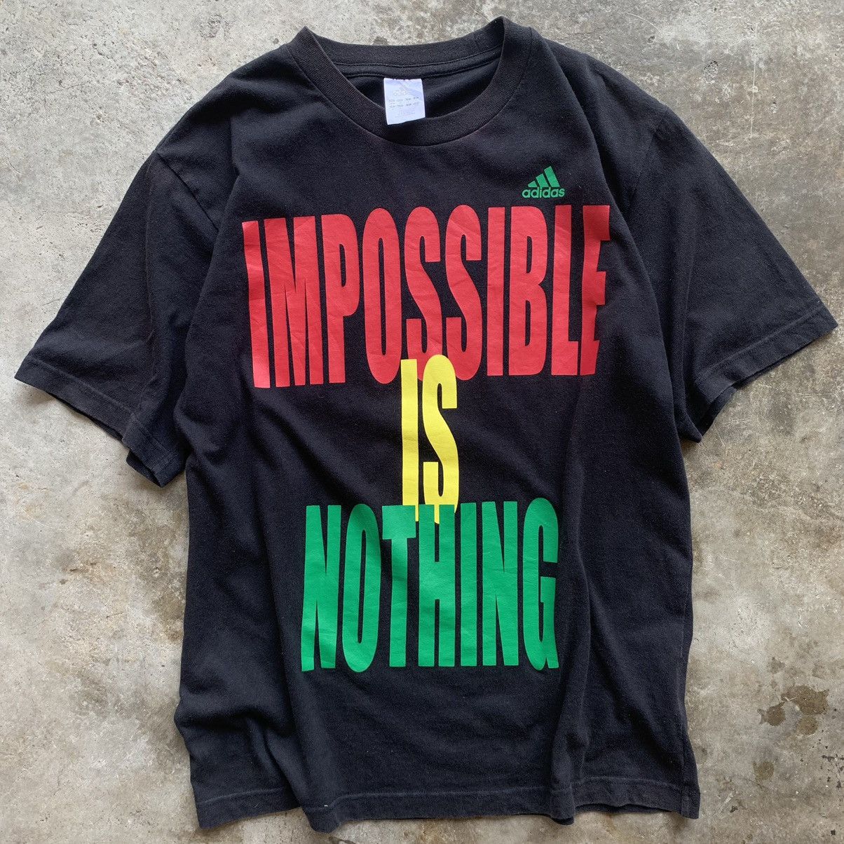 T shirt adidas discount impossible is nothing