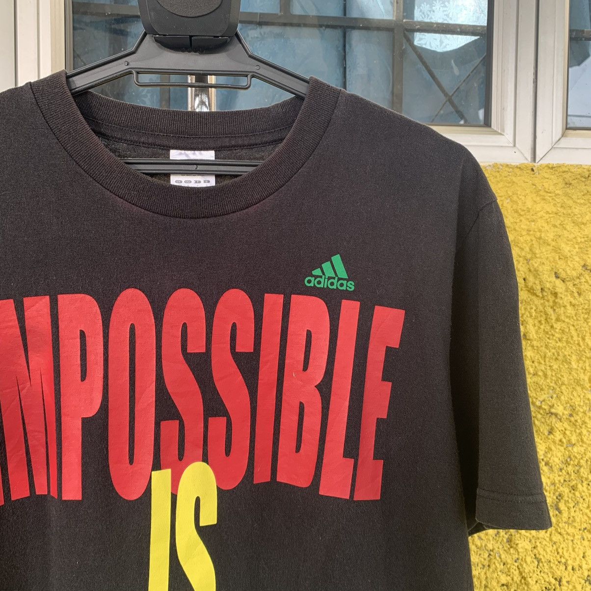 Adidas Adidas impossible is nothing black t shirt tee Size US M / EU 48-50 / 2 - 9 Thumbnail