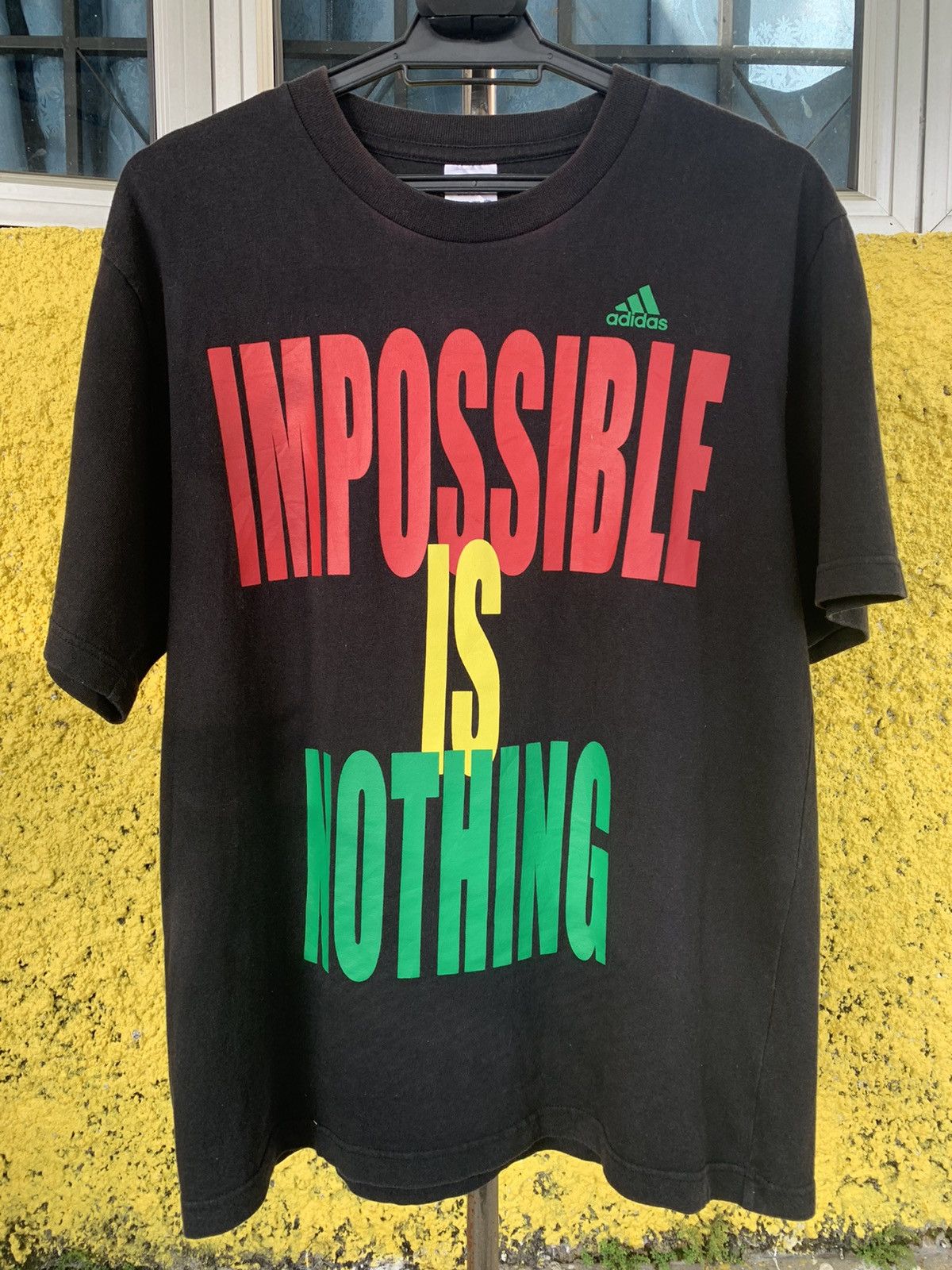 Adidas Adidas impossible is nothing black t shirt tee Size US M / EU 48-50 / 2 - 8 Thumbnail