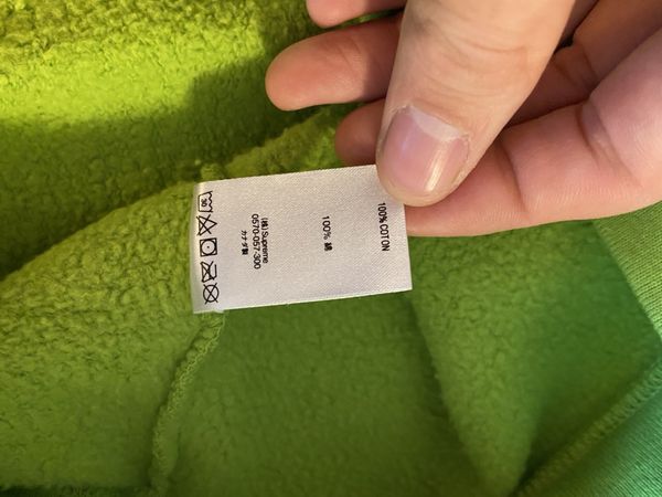 Supreme Supreme Lime Green Cutout Box Logo Crewneck | Grailed